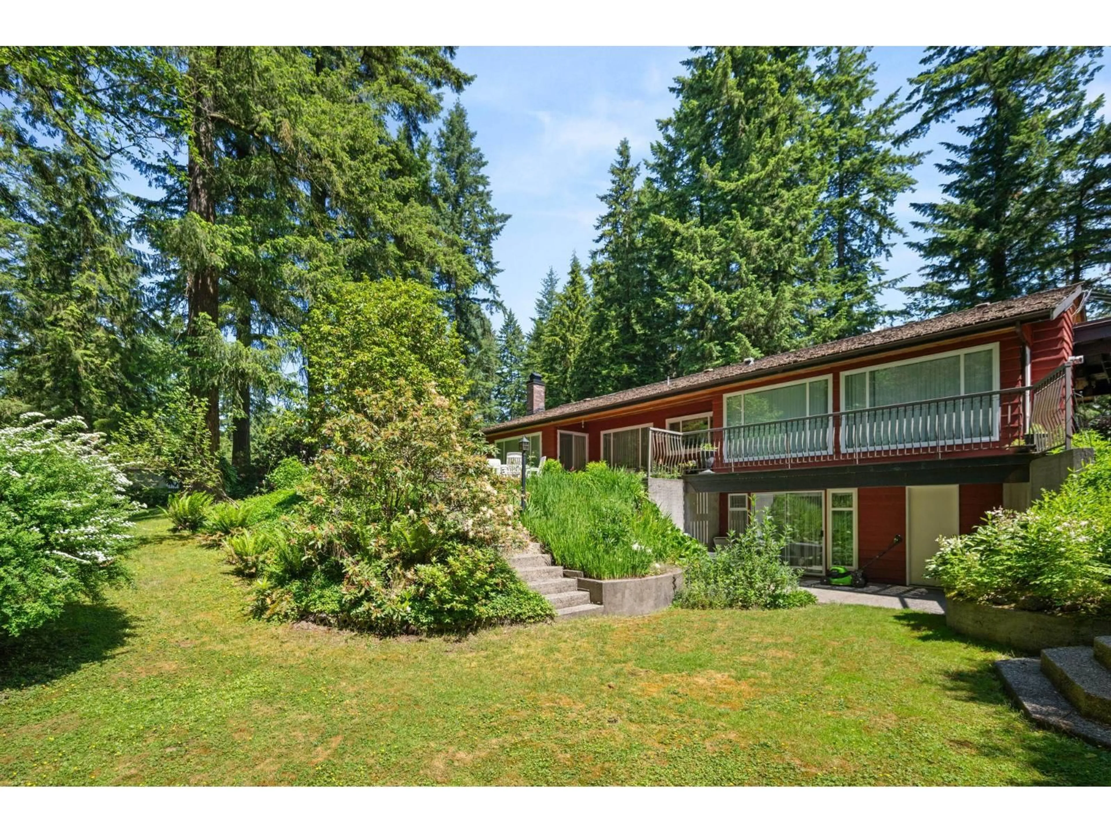 A pic from outside/outdoor area/front of a property/back of a property/a pic from drone, forest/trees view for 5281 236, Langley British Columbia V2Z2P4