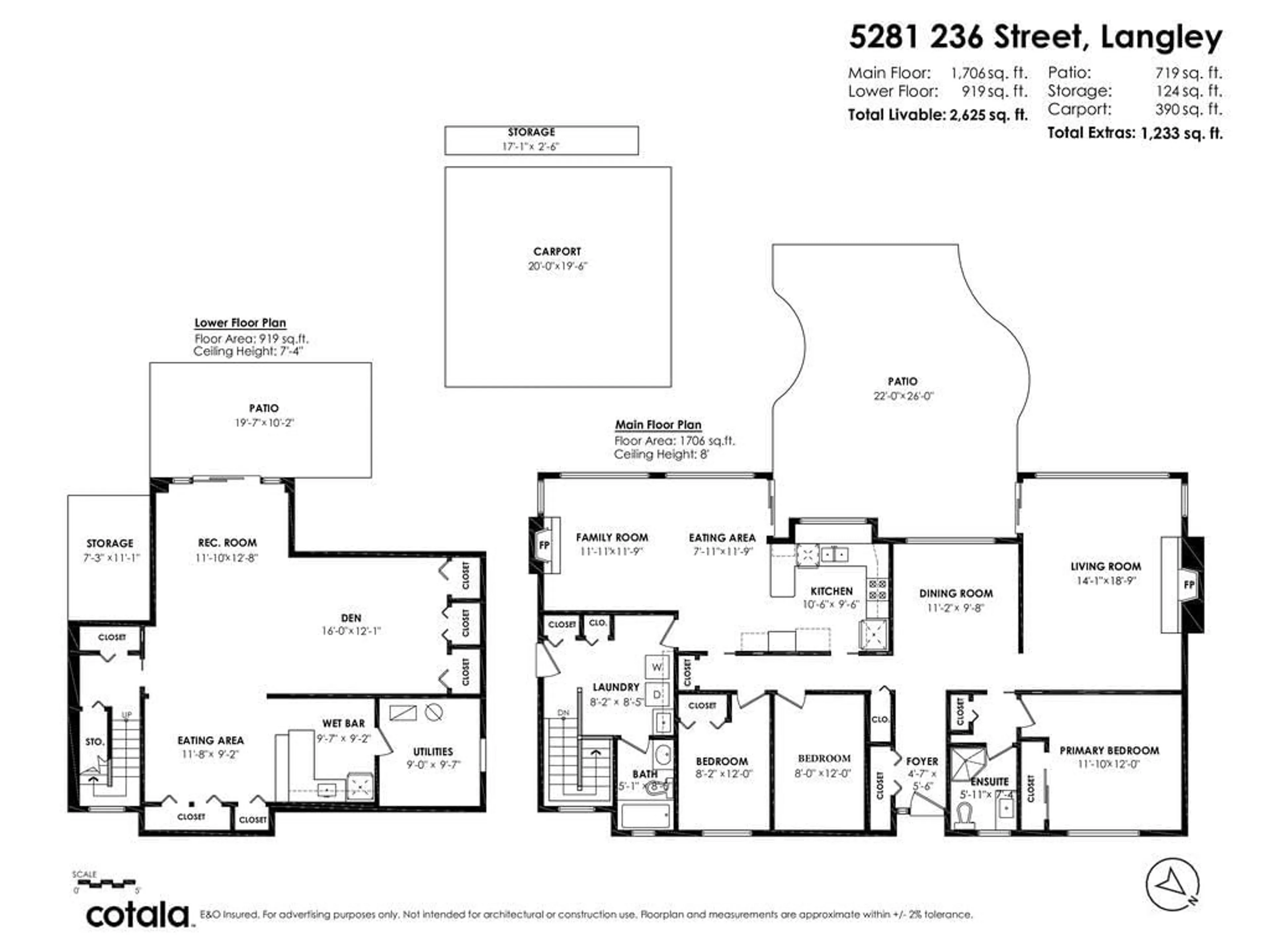 Floor plan for 5281 236, Langley British Columbia V2Z2P4