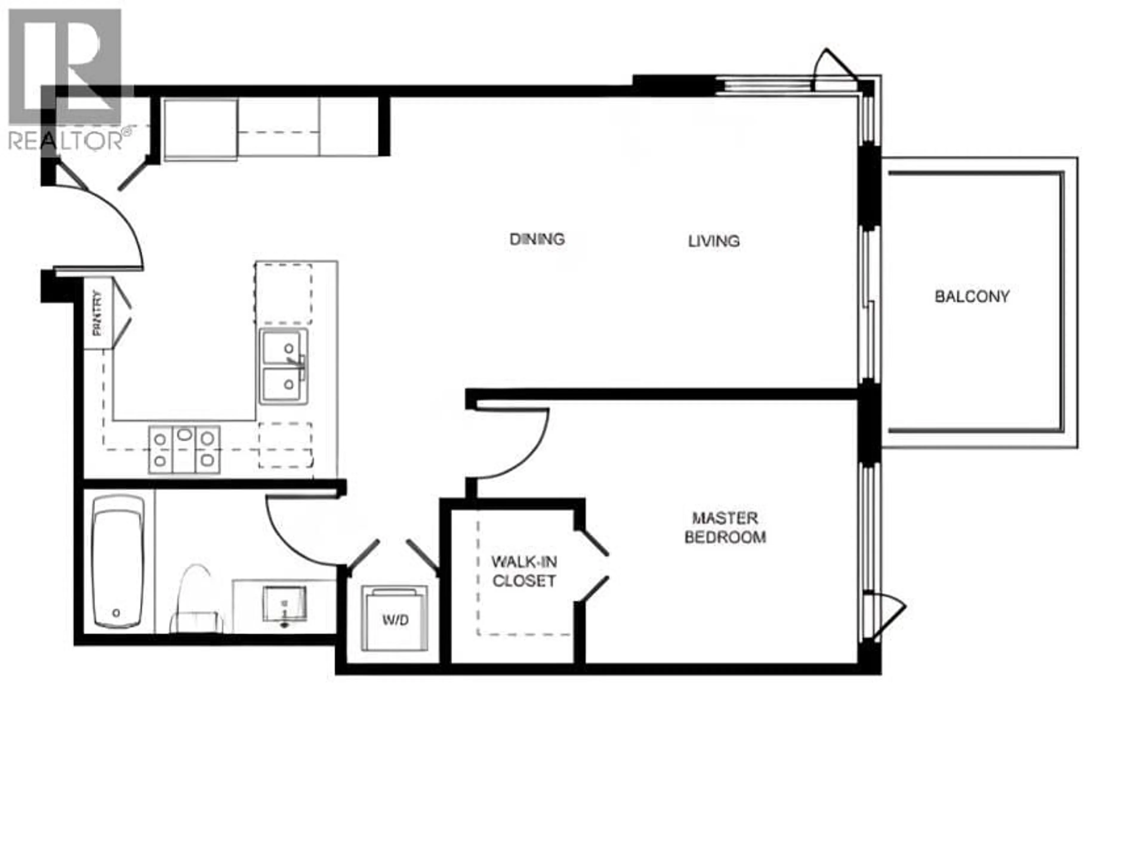 Floor plan for 2605 - 3008 GLEN DRIVE, Coquitlam British Columbia V3B0J5
