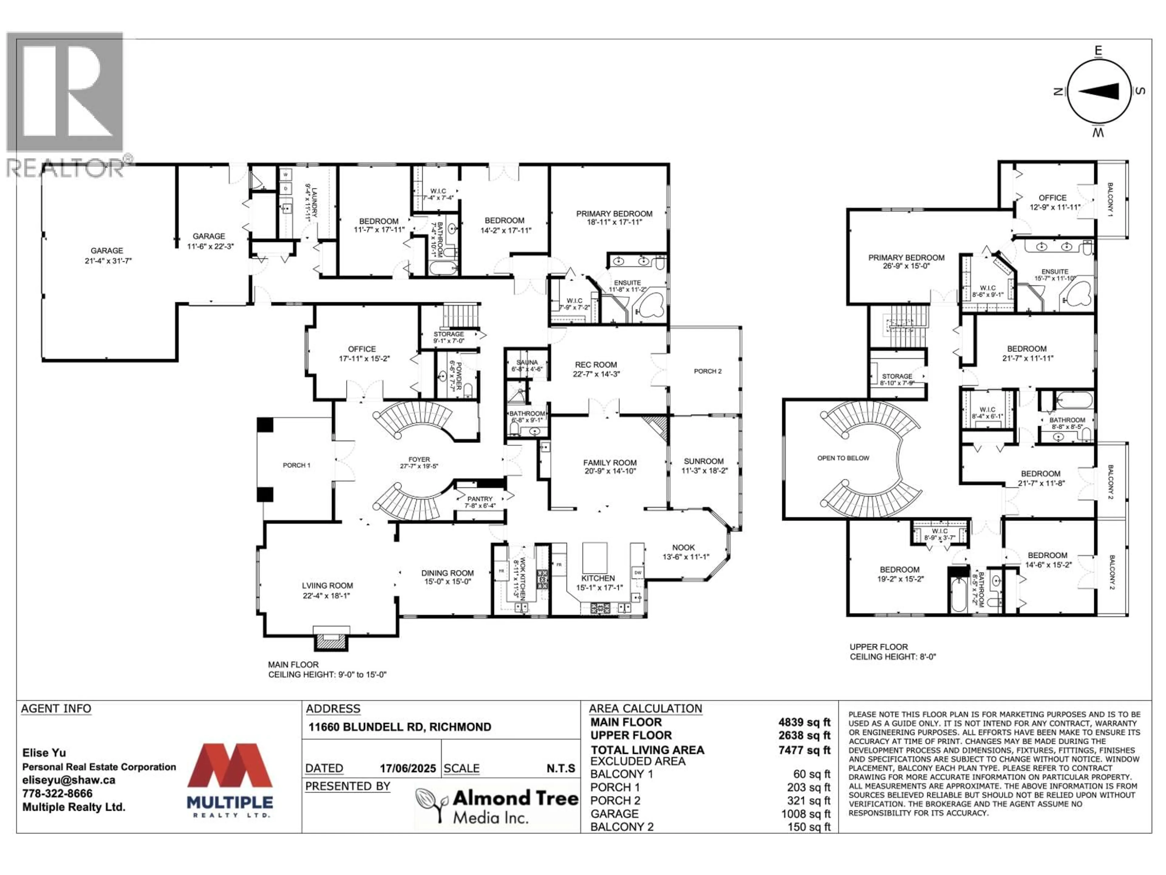 Floor plan for 11660 BLUNDELL ROAD, Richmond British Columbia V6Y1L3
