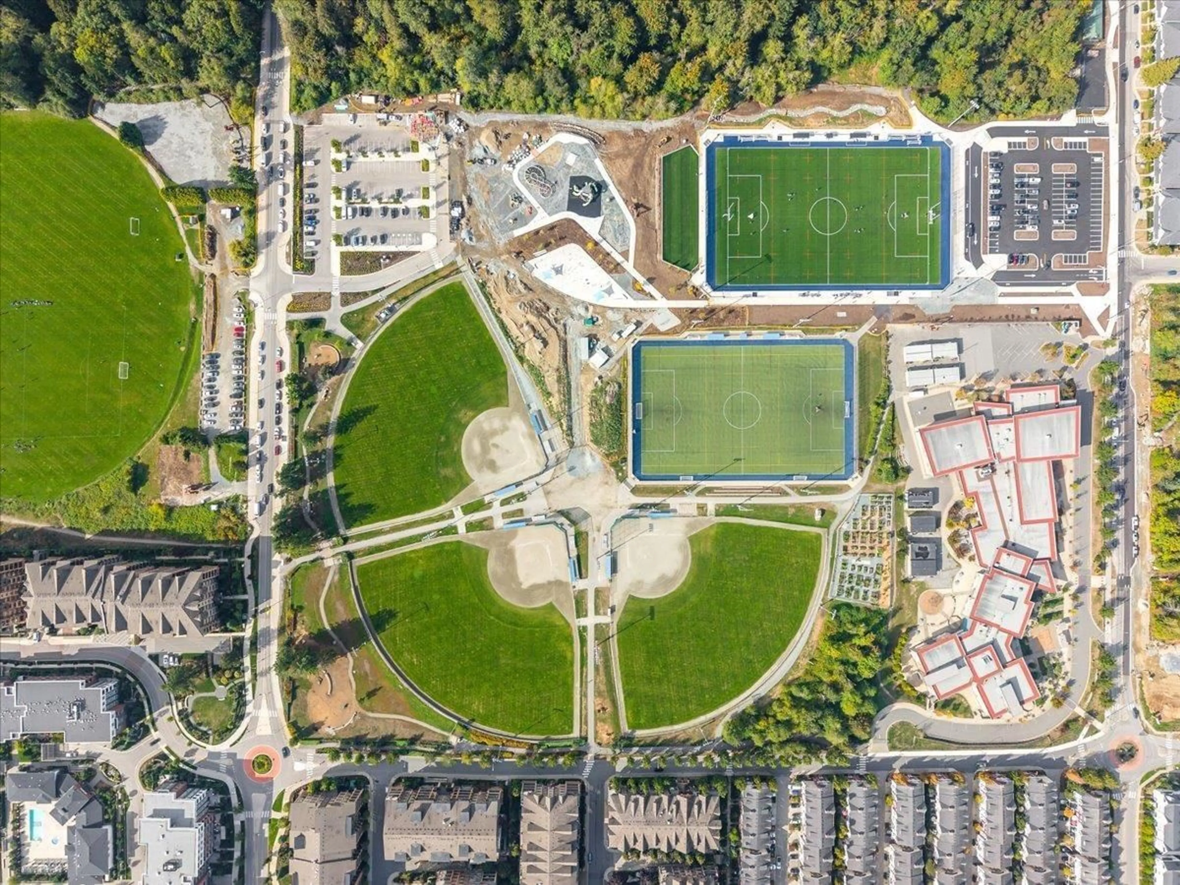 A pic from outside/outdoor area/front of a property/back of a property/a pic from drone, street for 225 - 8288 207A, Langley British Columbia V2Y0L2
