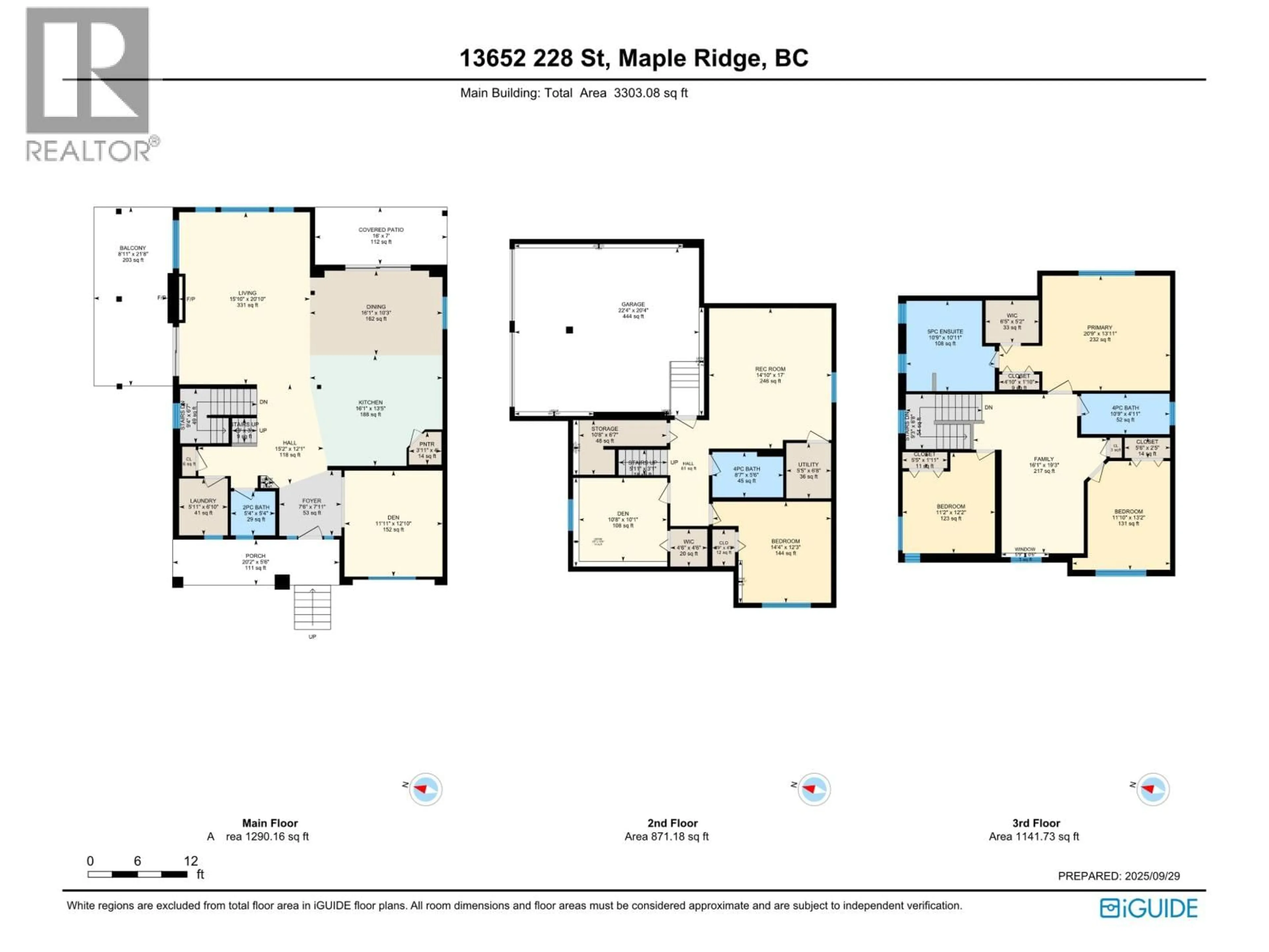 Floor plan for 13652 228 STREET, Maple Ridge British Columbia V4R0B5