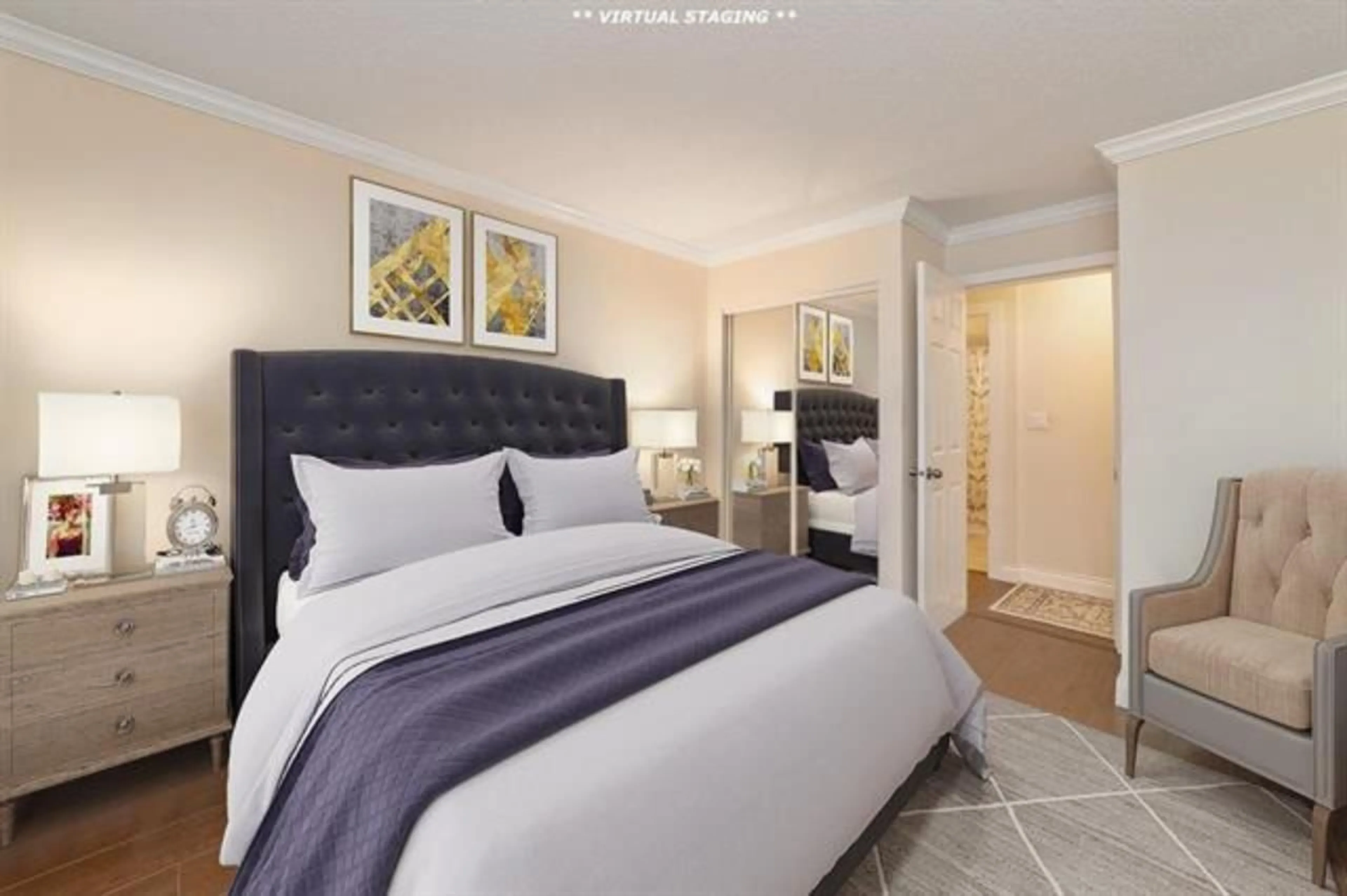 Bedroom with bed, unknown for 104 - 1850 SOUTHMERE EAST, Surrey British Columbia V4A6Y6