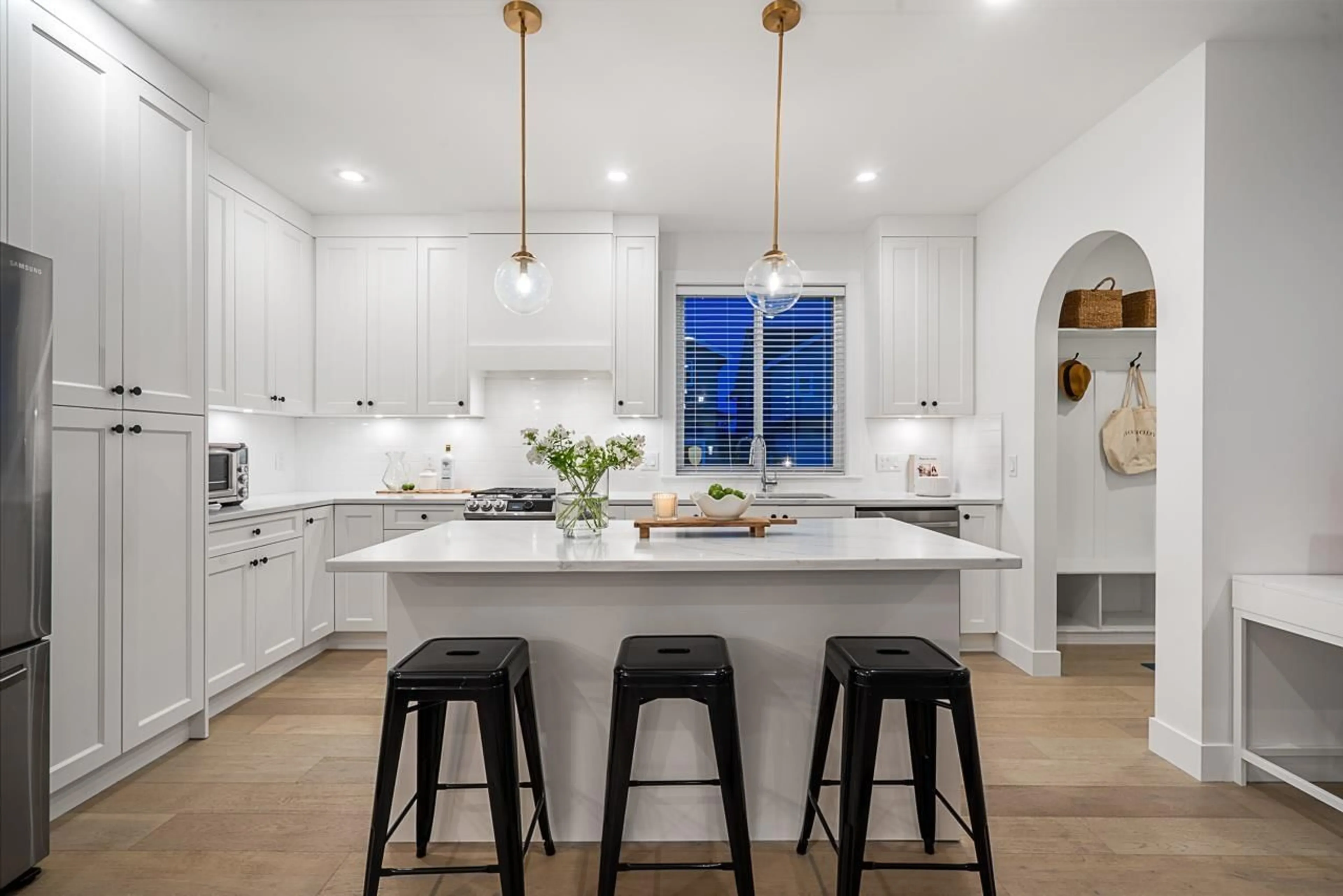 Contemporary kitchen, ceramic/tile floor for 16792 21A, Surrey British Columbia V3Z0M3