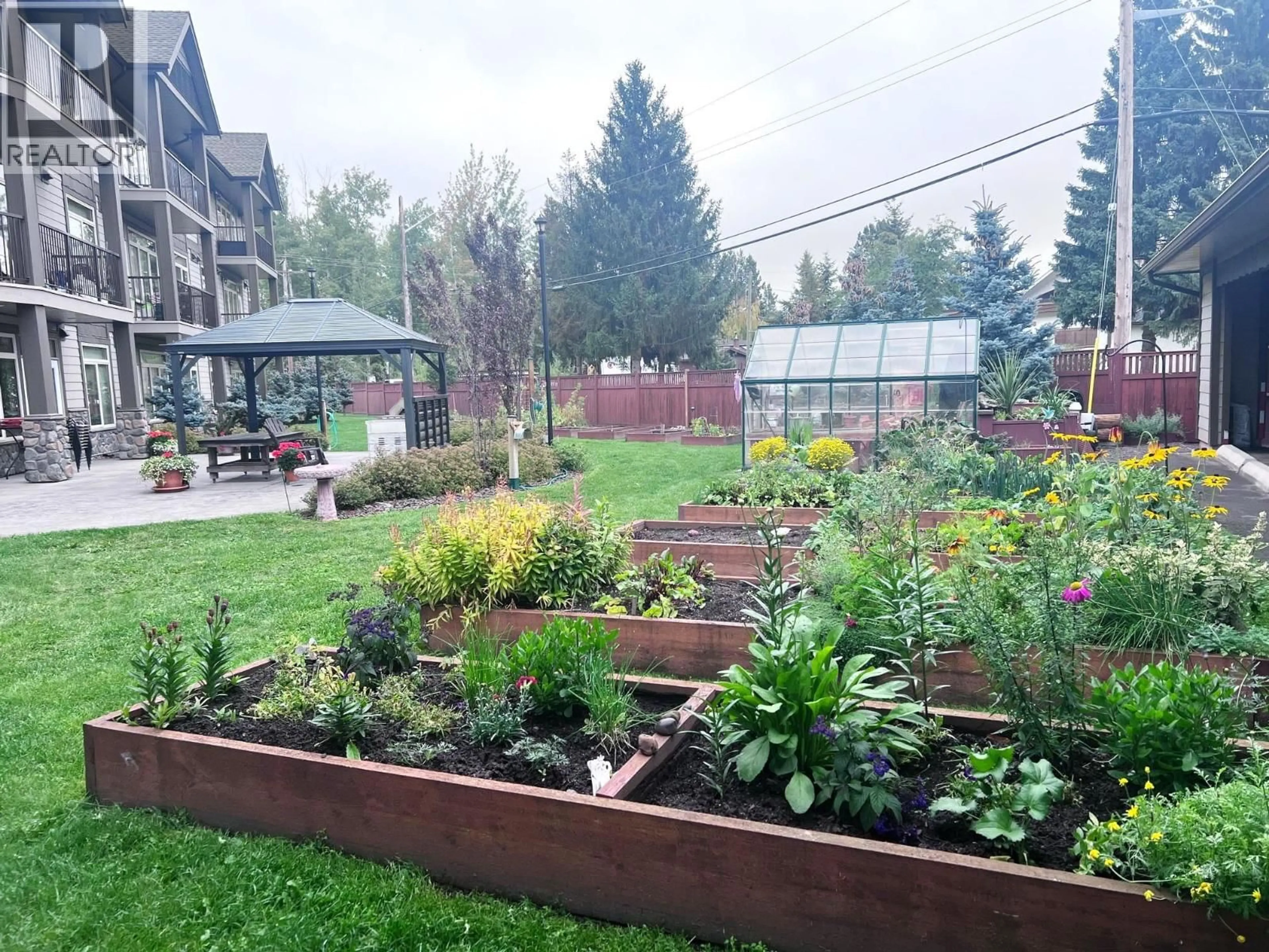 Patio, mountain view for 105 3684 PRINCESS CRESCENT, Smithers British Columbia V0J2N0
