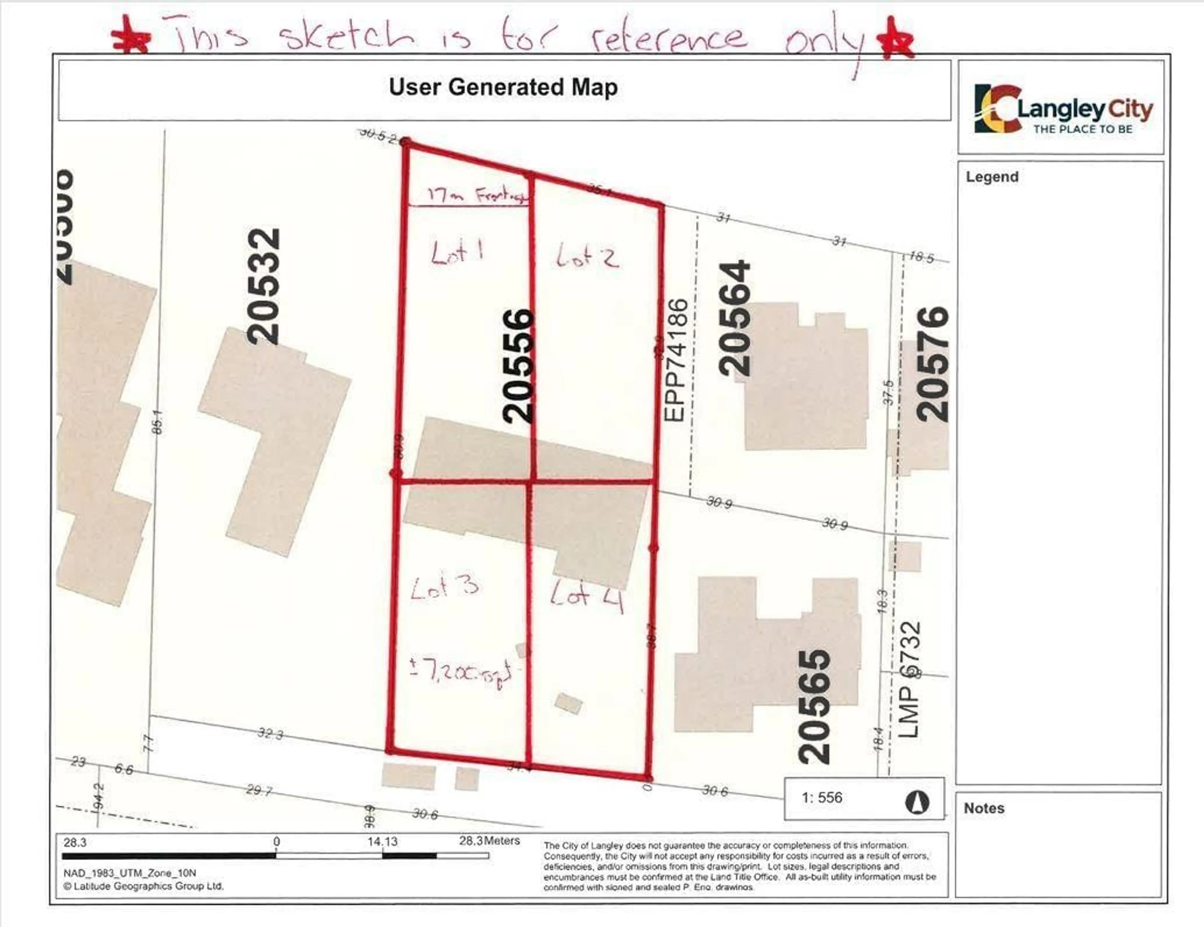 Floor plan for 20556 GRADE, Langley British Columbia V3A4J9