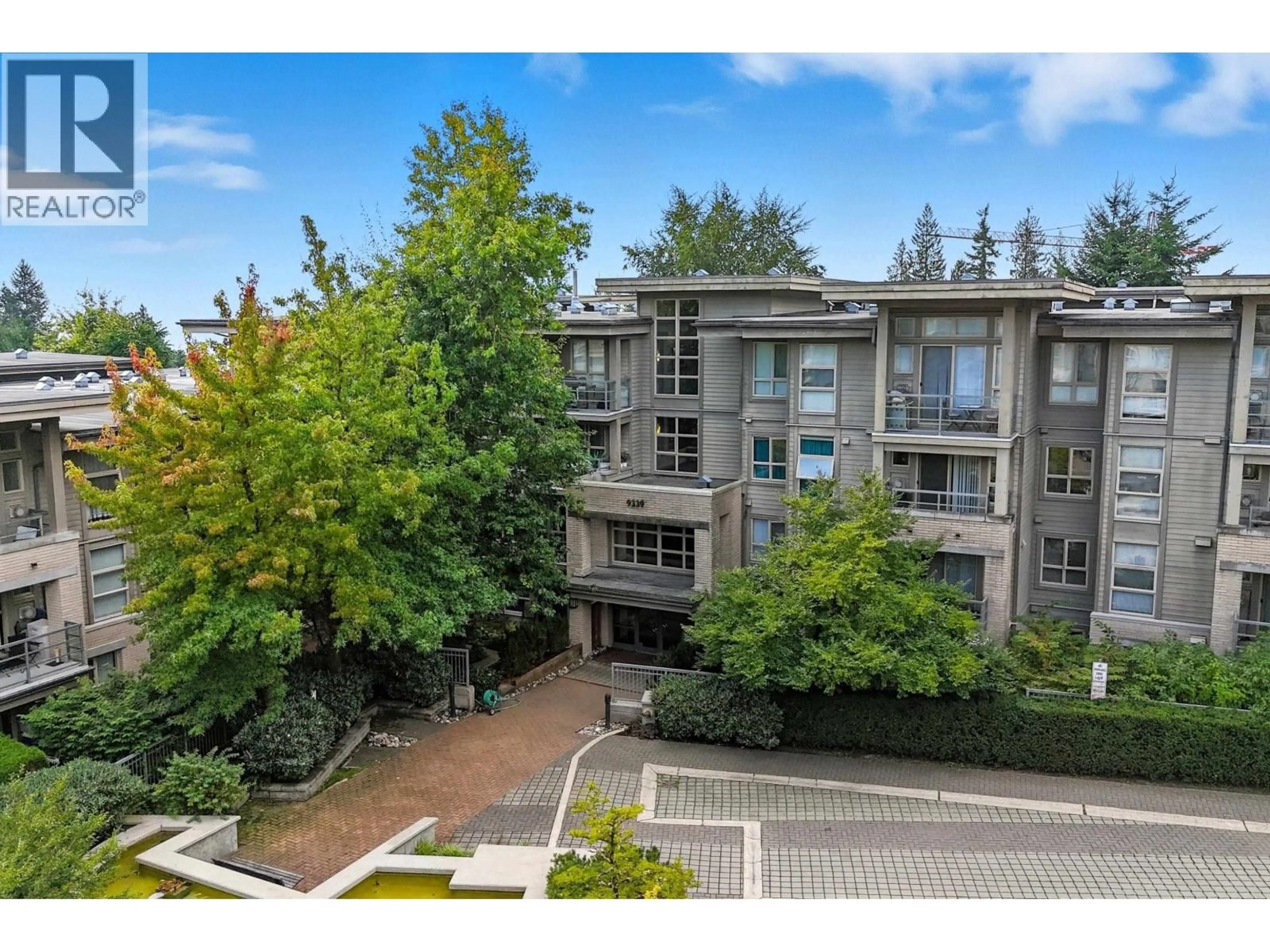 A pic from outside/outdoor area/front of a property/back of a property/a pic from drone, unknown for 321 - 9339 UNIVERSITY CRESCENT, Burnaby British Columbia V5A4Y1