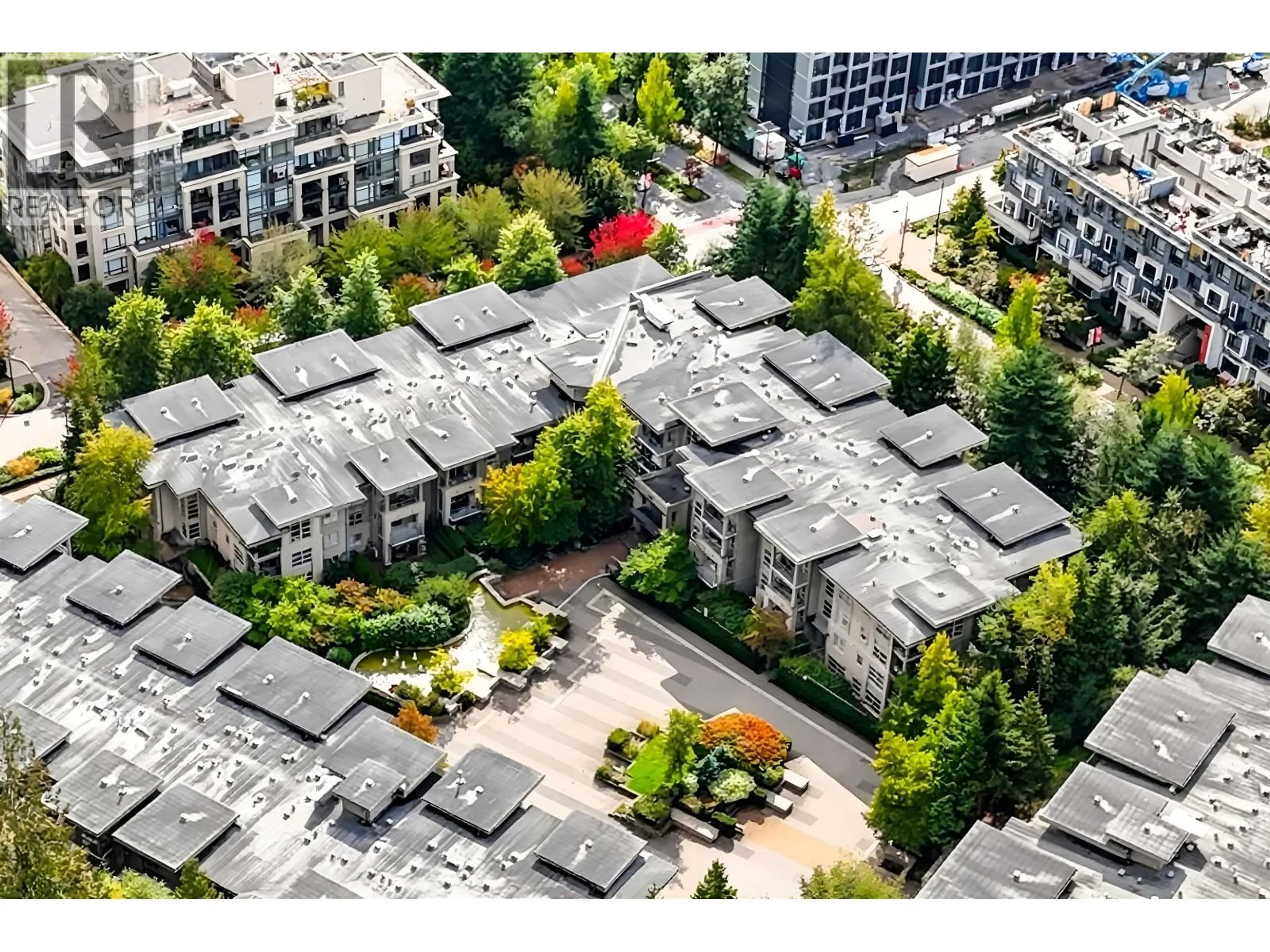 A pic from outside/outdoor area/front of a property/back of a property/a pic from drone, street for 321 - 9339 UNIVERSITY CRESCENT, Burnaby British Columbia V5A4Y1