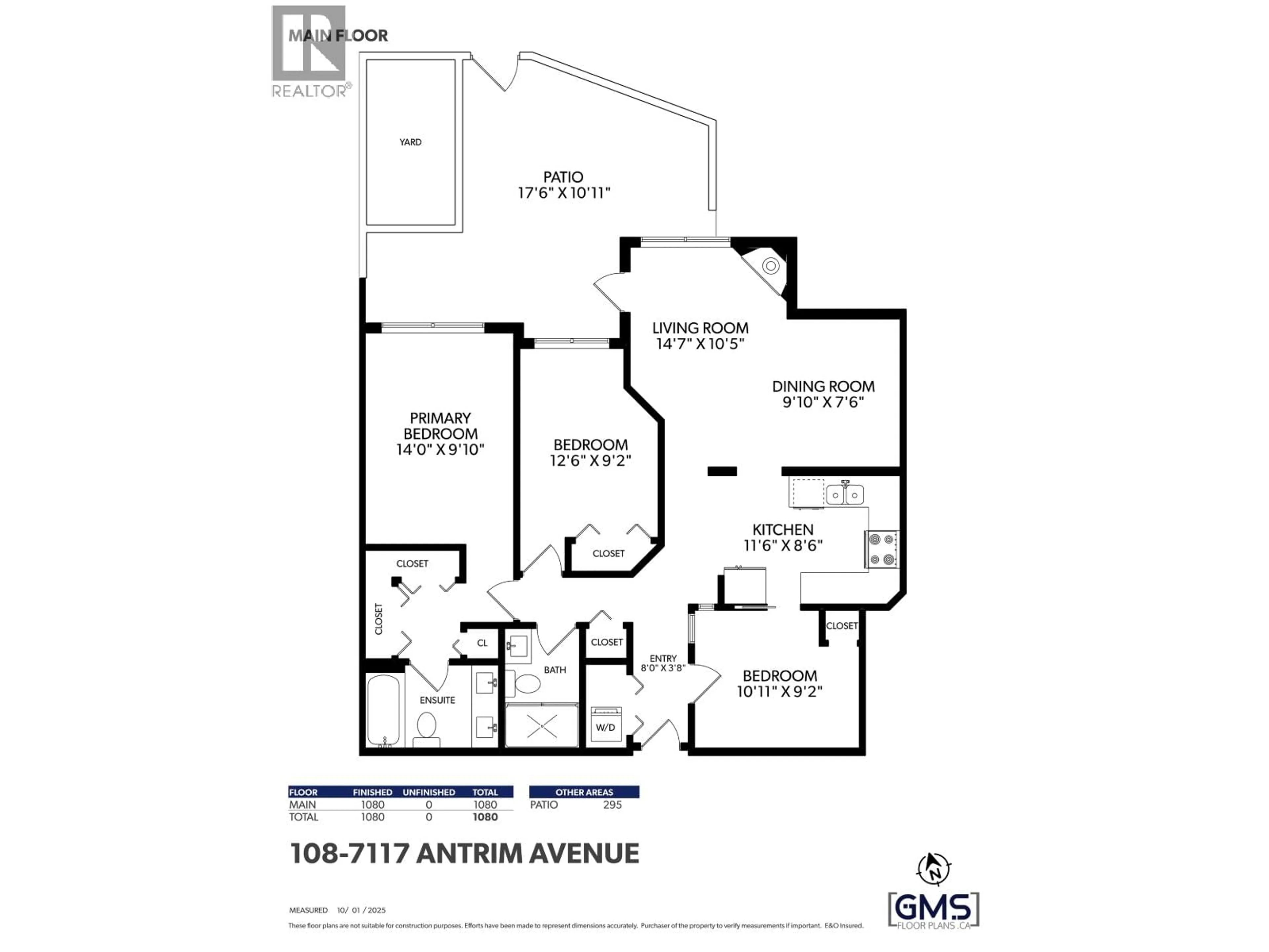 Floor plan for 108 - 7117 ANTRIM AVENUE, Burnaby British Columbia V5J5K1