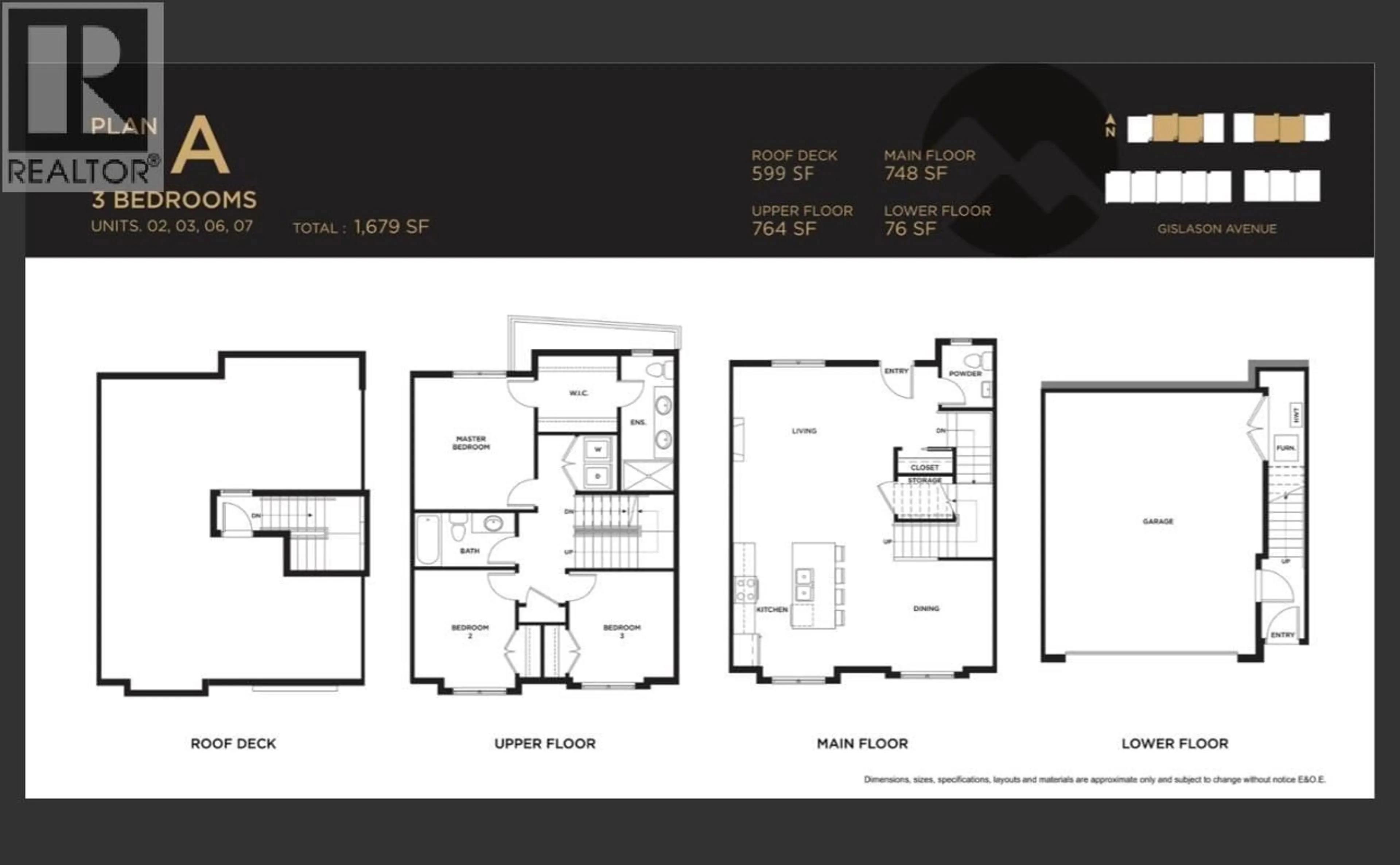 Floor plan for 106 - 3503 GISLASON AVENUE, Coquitlam British Columbia V3E0T1