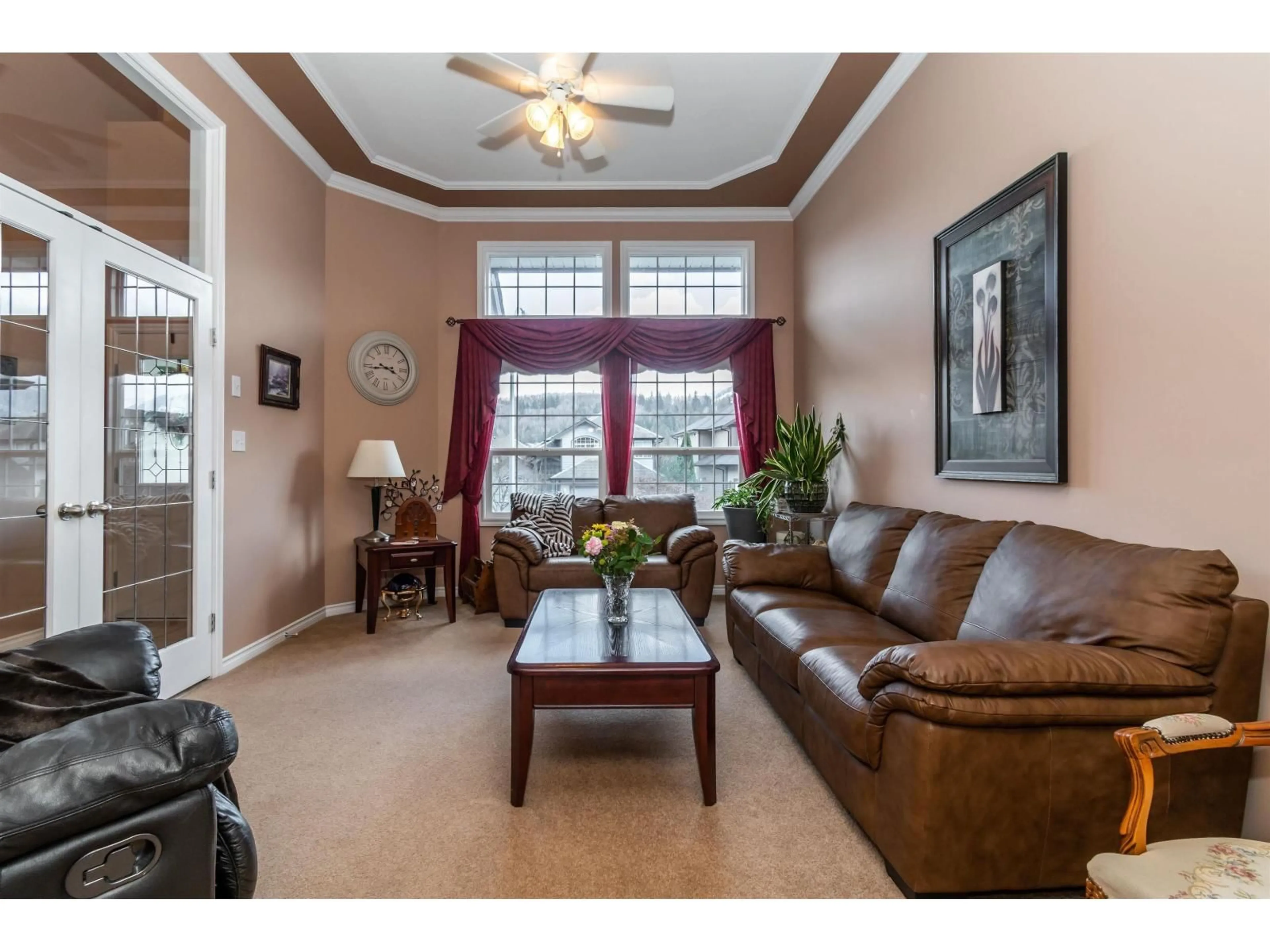 Living room with furniture, unknown for 4886 TESKEY ROAD, Chilliwack British Columbia V2R5T7