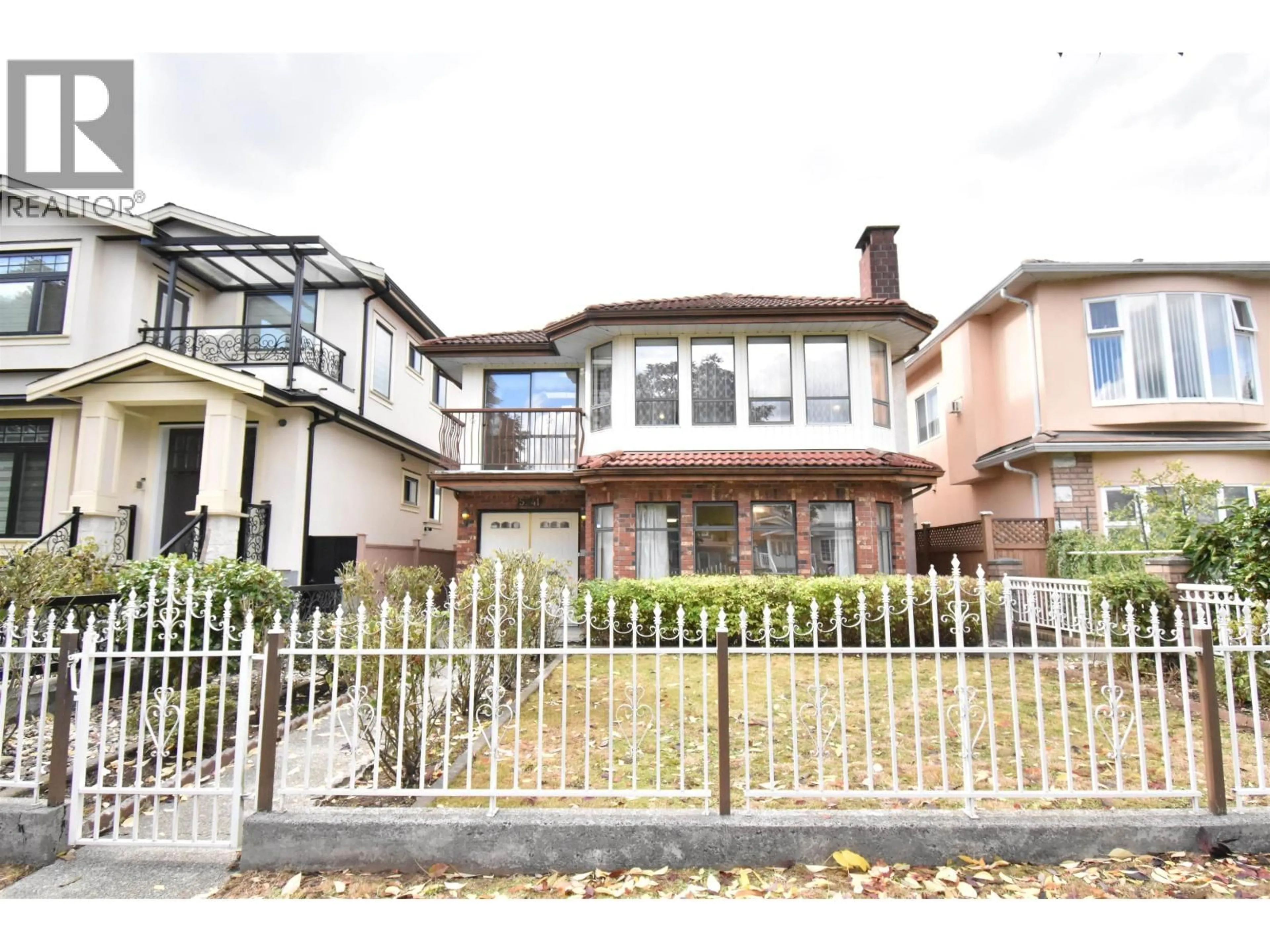 Home with brick exterior material, street for 5541 BRUCE STREET, Vancouver British Columbia V5P3M5