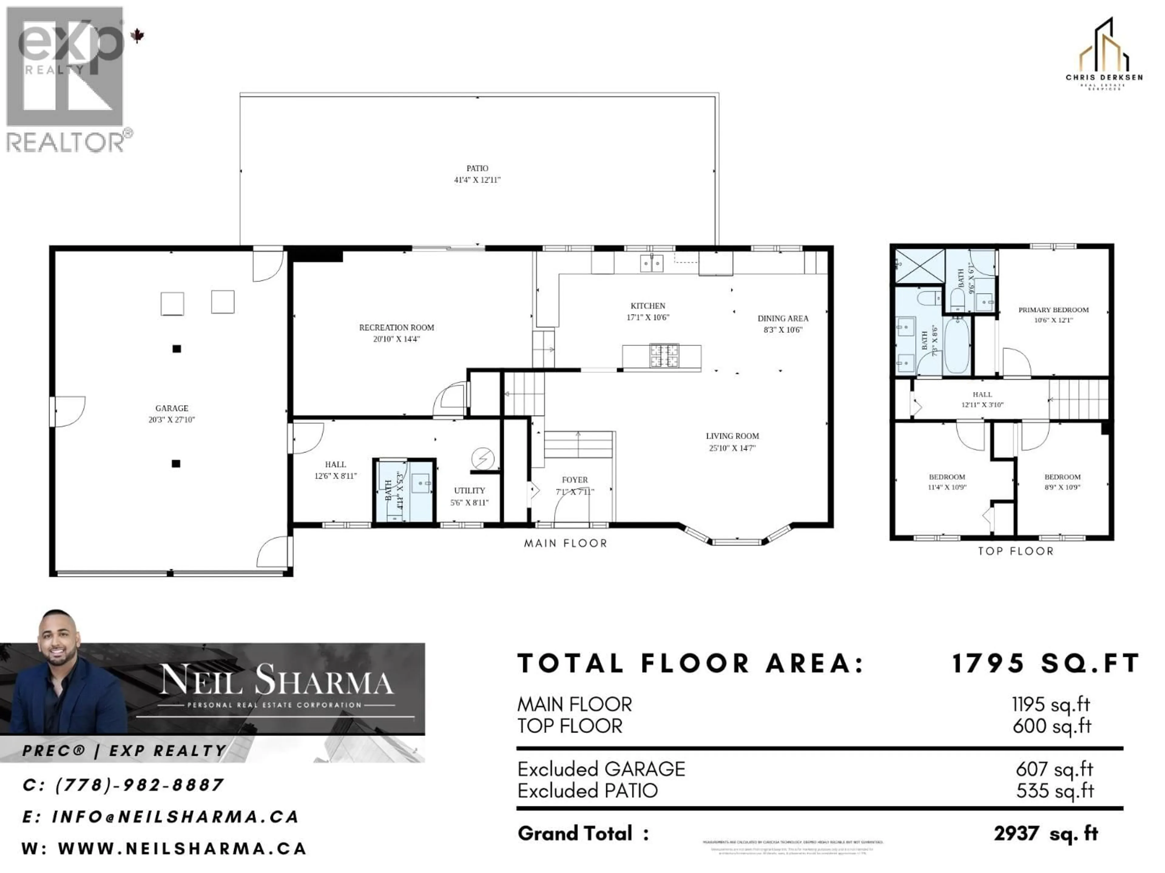 Floor plan for 20306 116 AVENUE, Maple Ridge British Columbia V2X1Y3