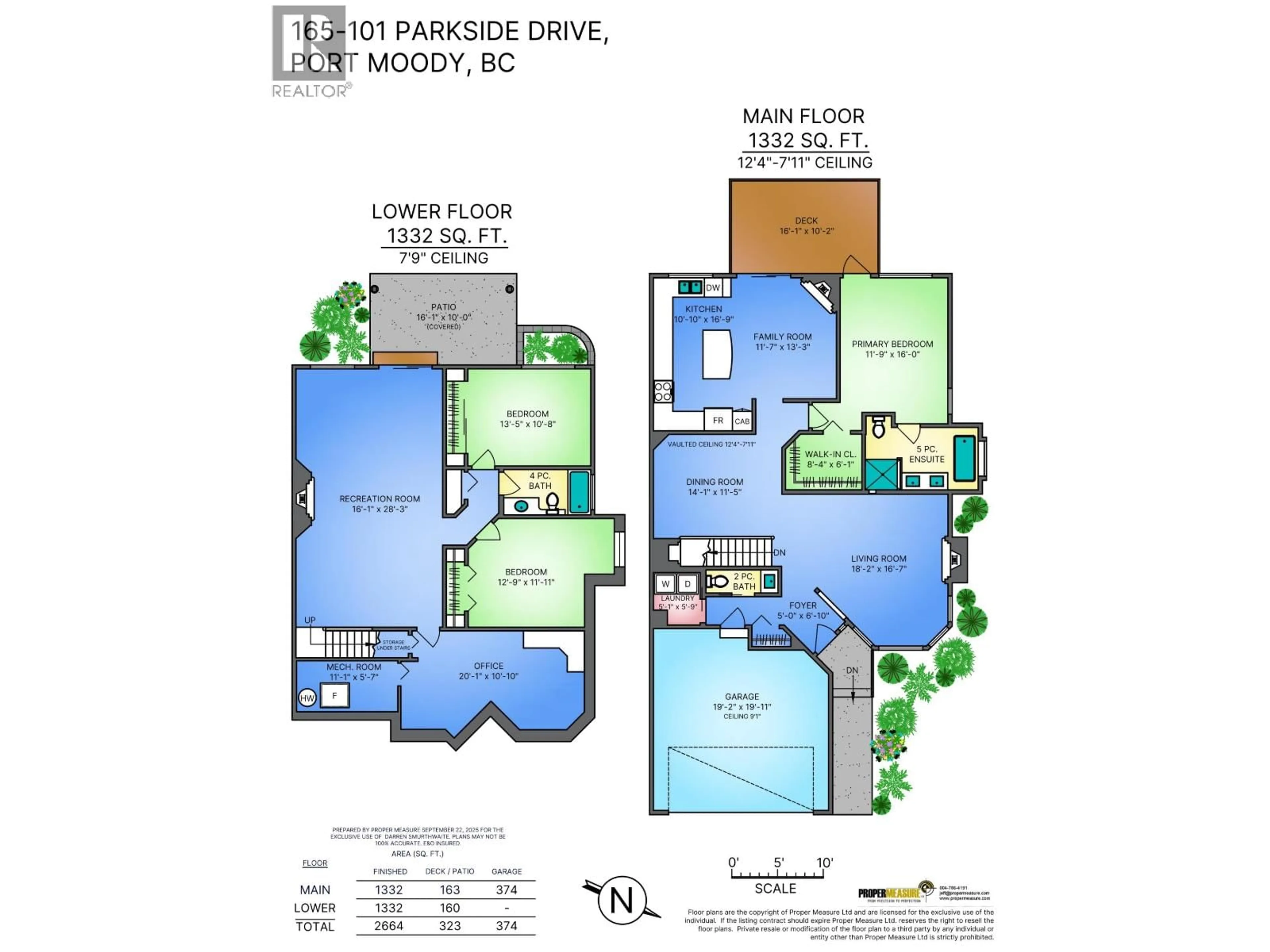 Floor plan for 165 - 101 PARKSIDE DRIVE, Port Moody British Columbia V3H4W6