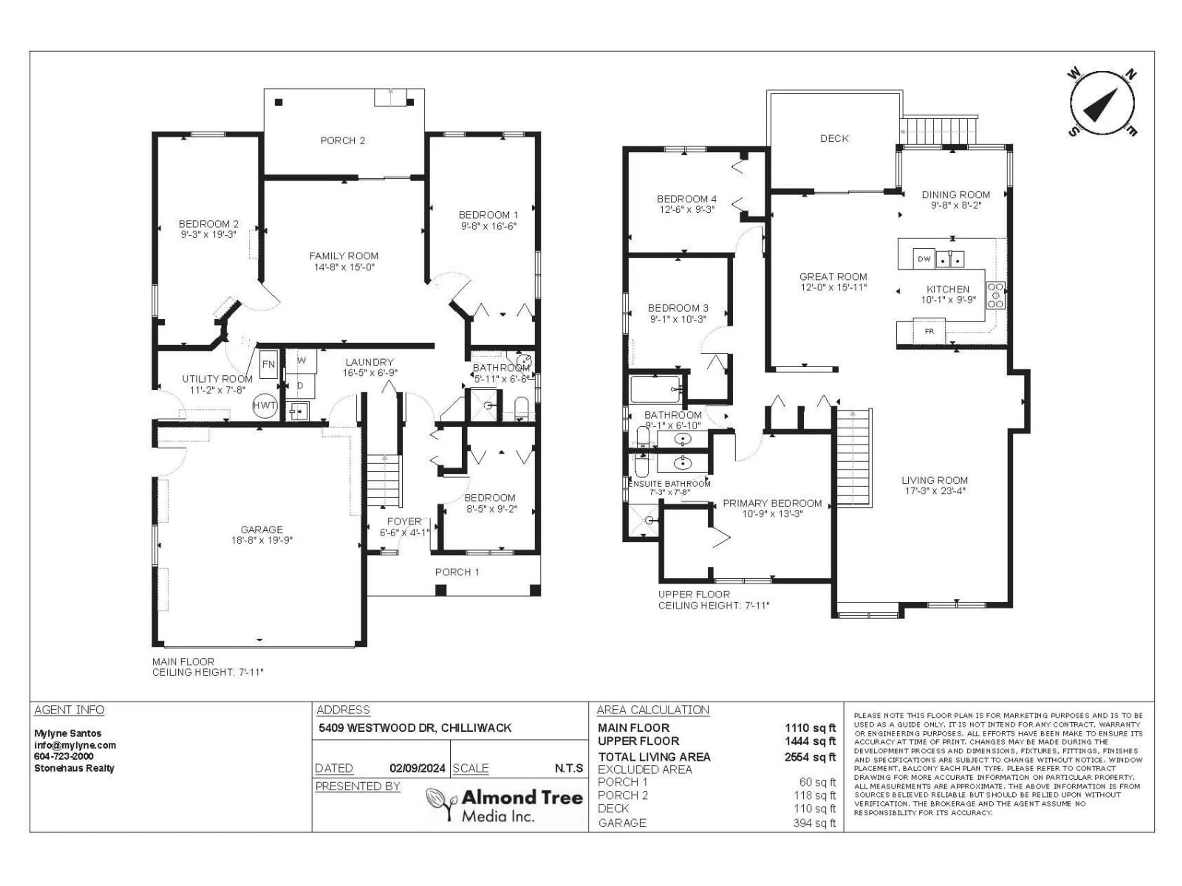 Floor plan for 5409 WESTWOOD DRIVE, Chilliwack British Columbia V2R5R5