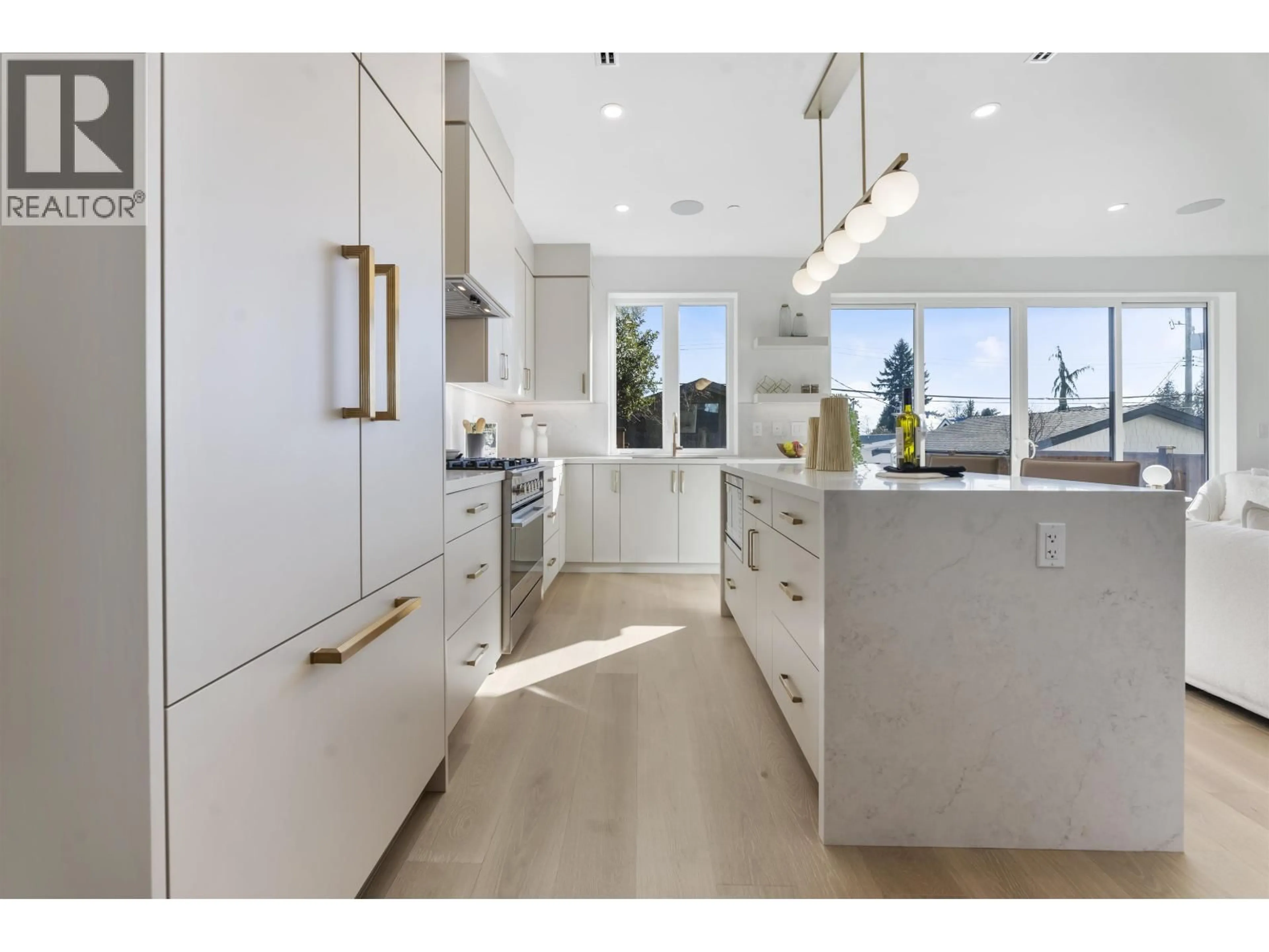 Contemporary kitchen, ceramic/tile floor for 2 - 2138 48TH AVENUE, Vancouver British Columbia V6M2P5