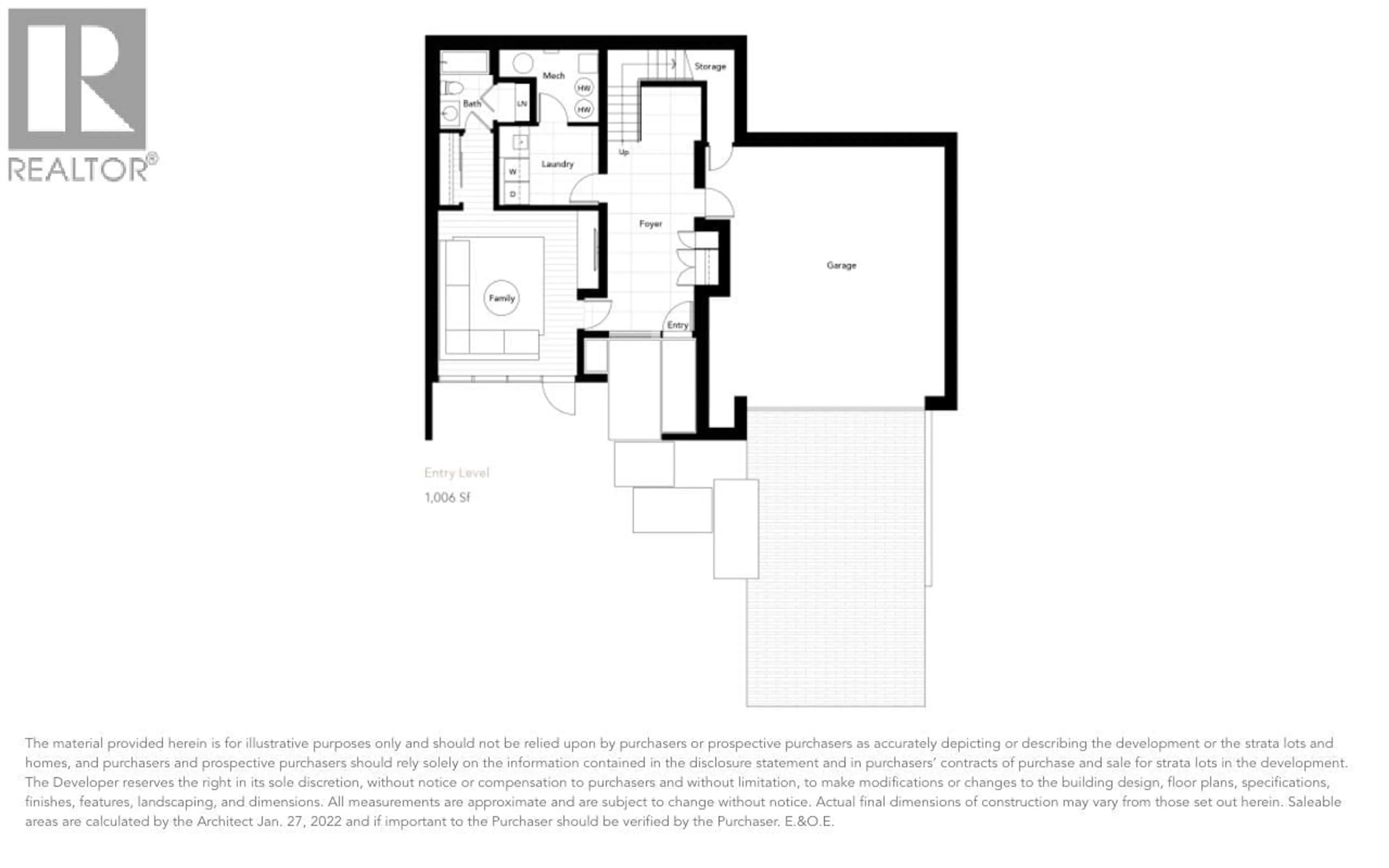 Floor plan for SL10 - 3299 CHIPPENDALE ROAD, West Vancouver British Columbia V0V0V0