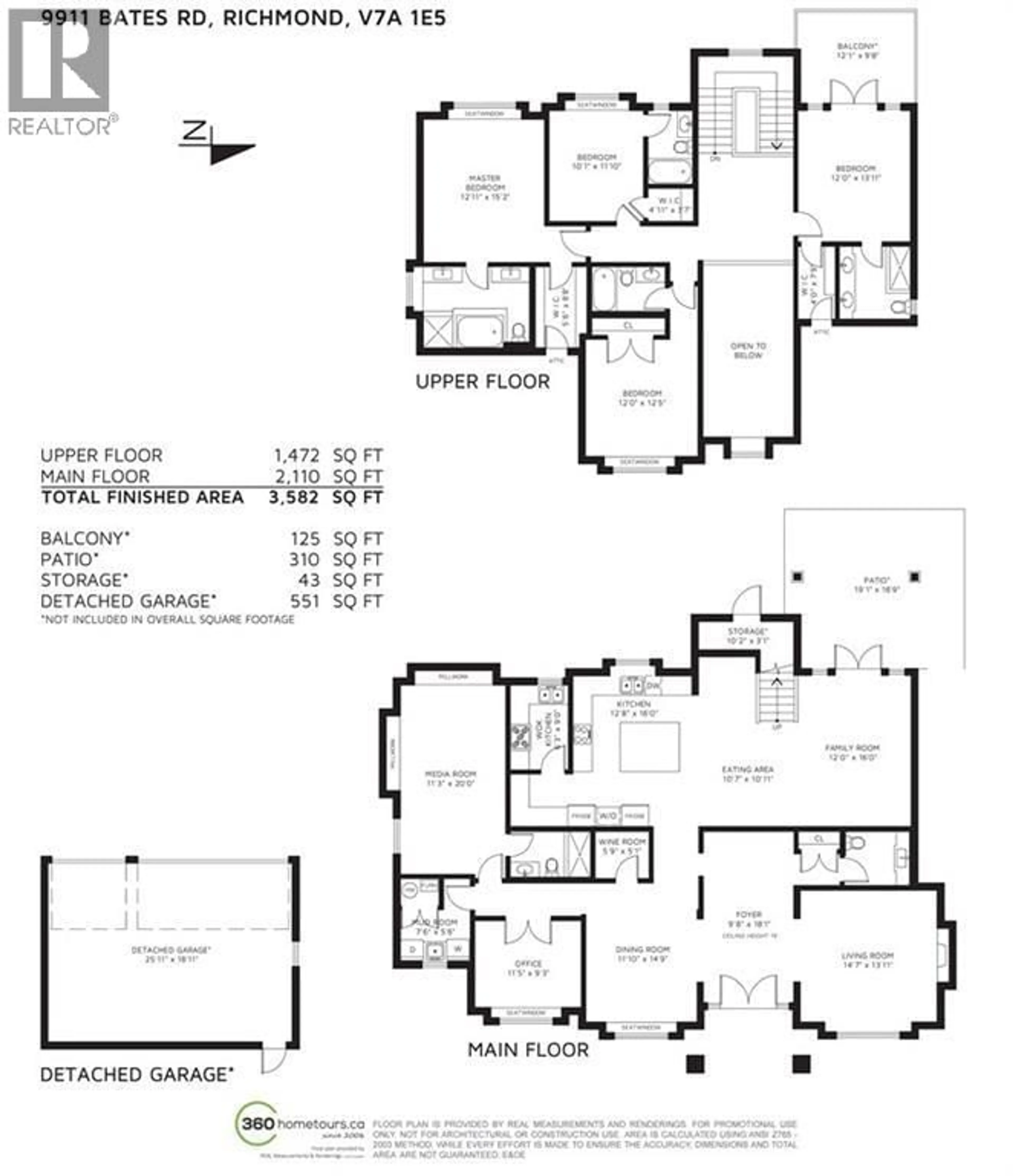 Floor plan for 9911 BATES ROAD, Richmond British Columbia V7A1E5