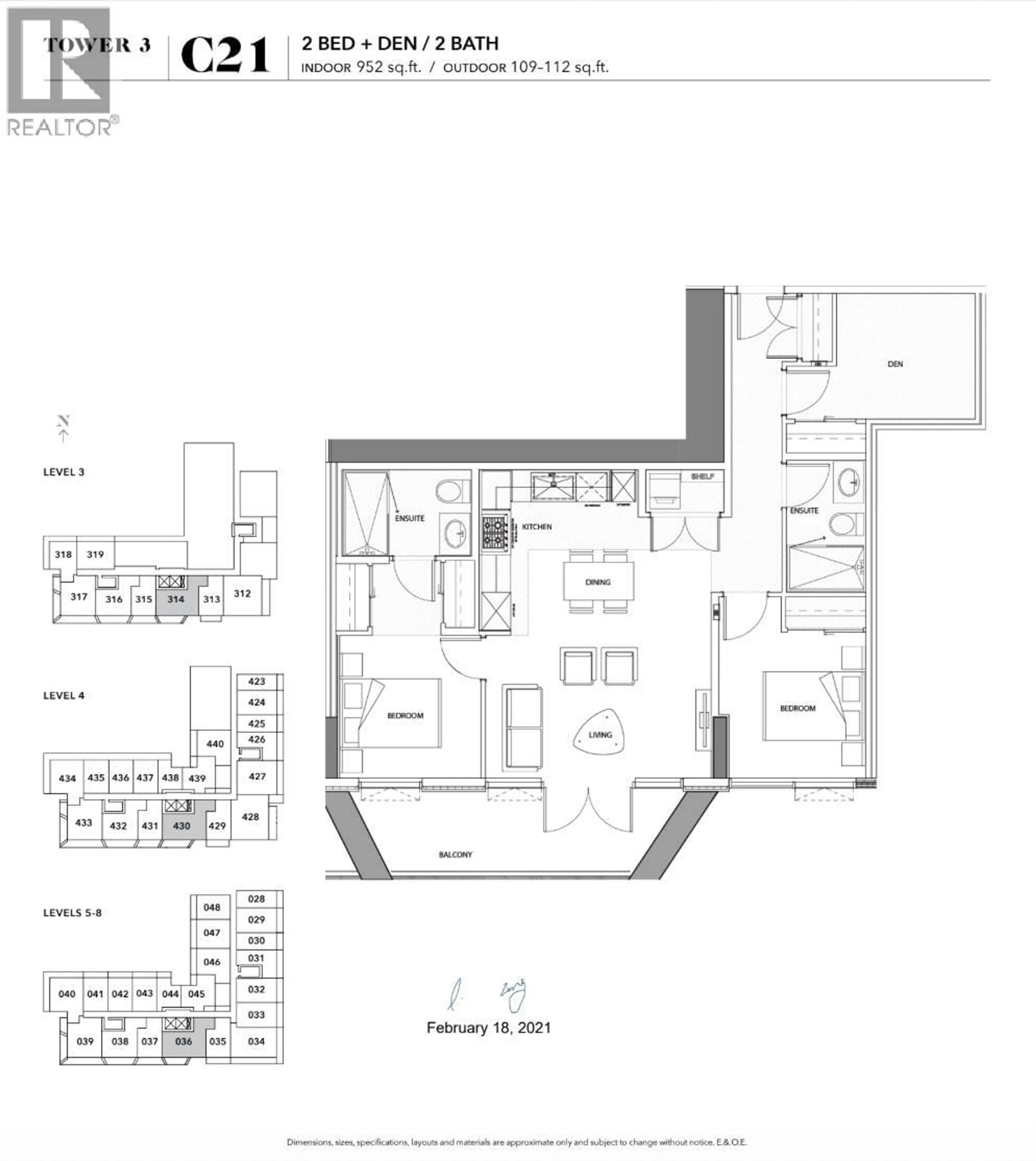 Floor plan for 314 - 8133 COOK ROAD, Richmond British Columbia V6Y0L7