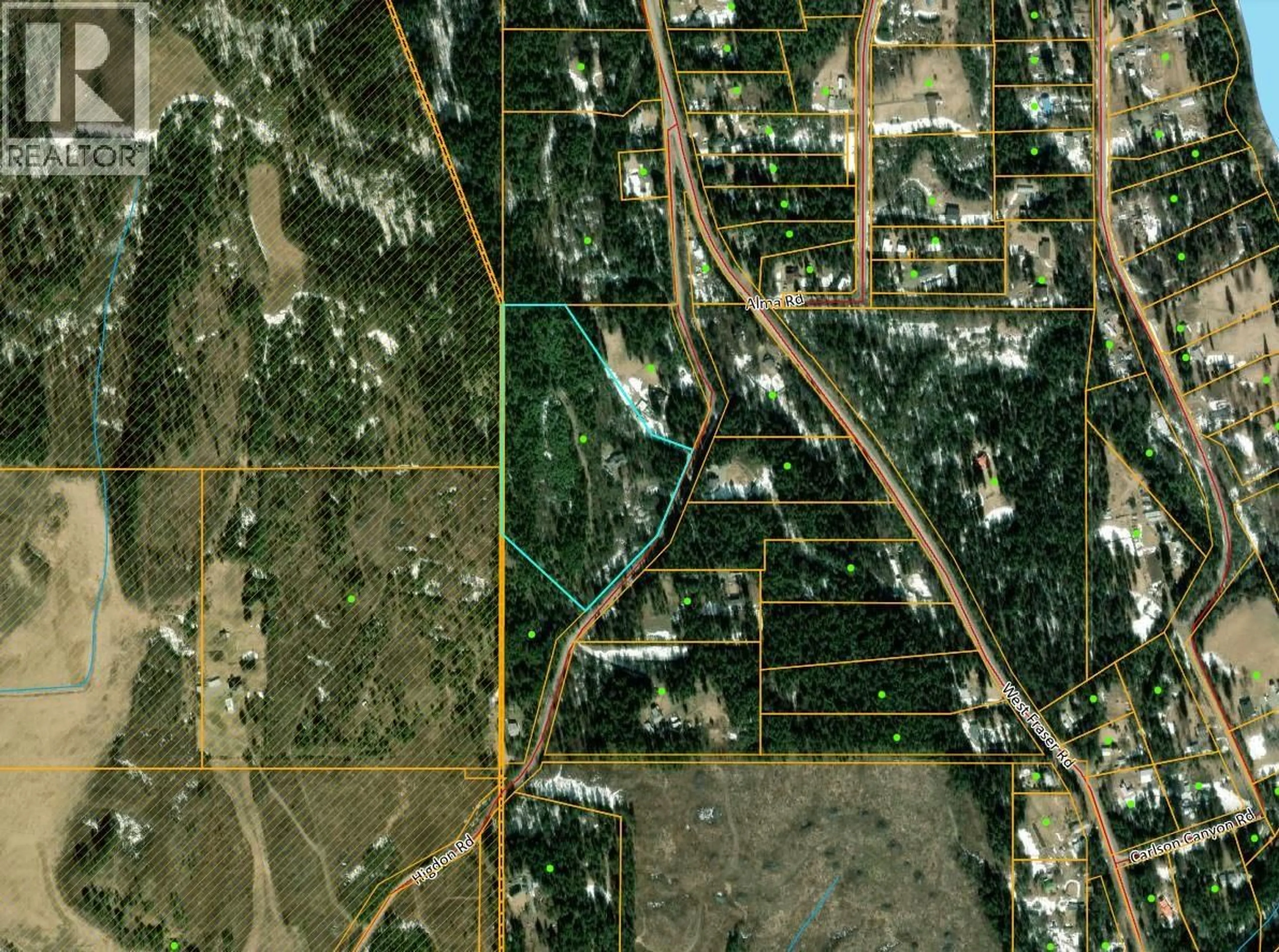 Picture of a map for 1980 HIGDON ROAD, Quesnel British Columbia V2J6J6
