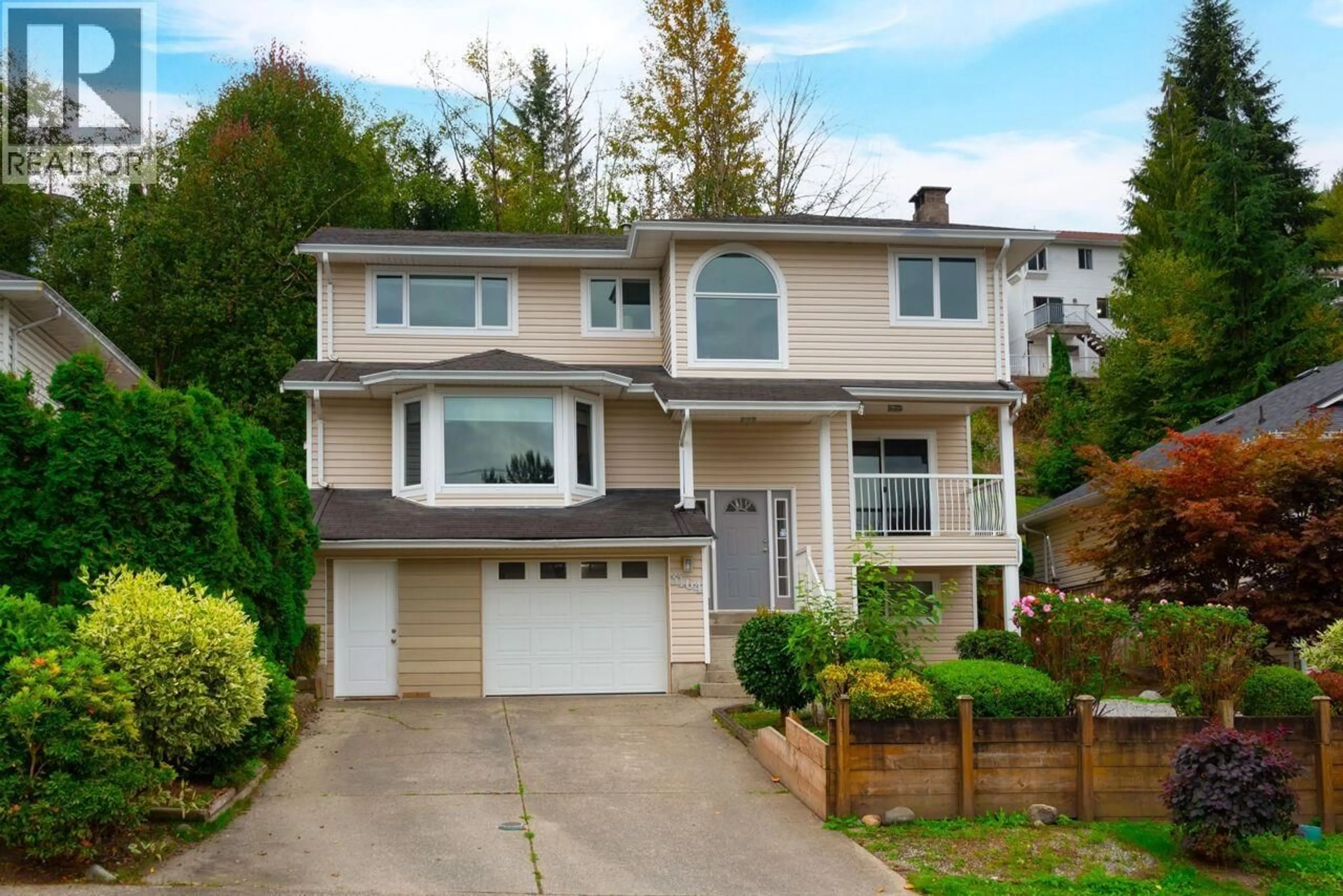 Home with vinyl exterior material, street for 3164 PIER DRIVE, Coquitlam British Columbia V3C5S5