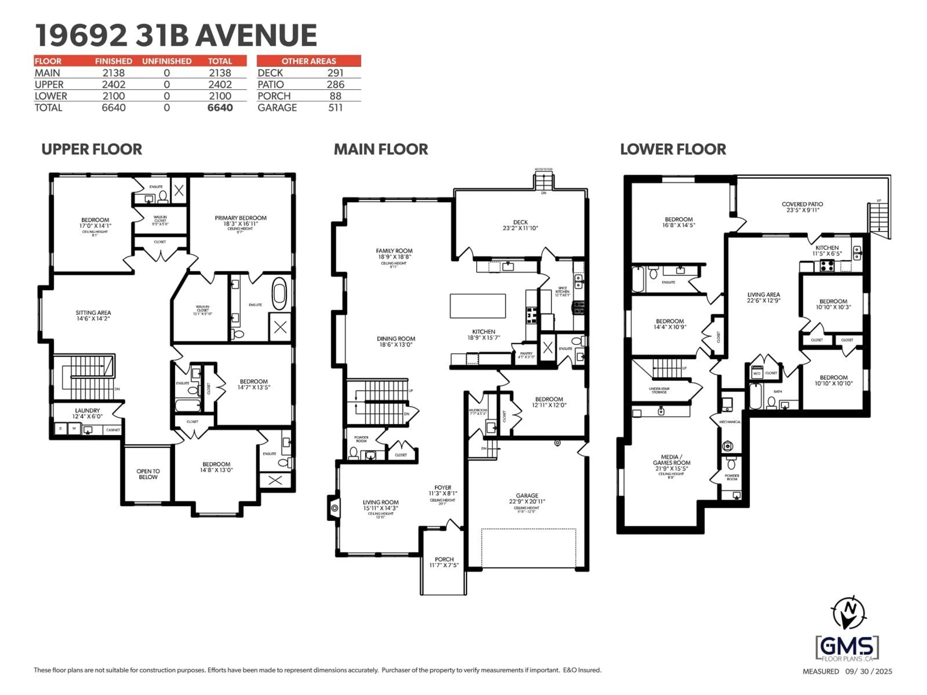 Floor plan for 19692 31B, Langley British Columbia V2Z0B2
