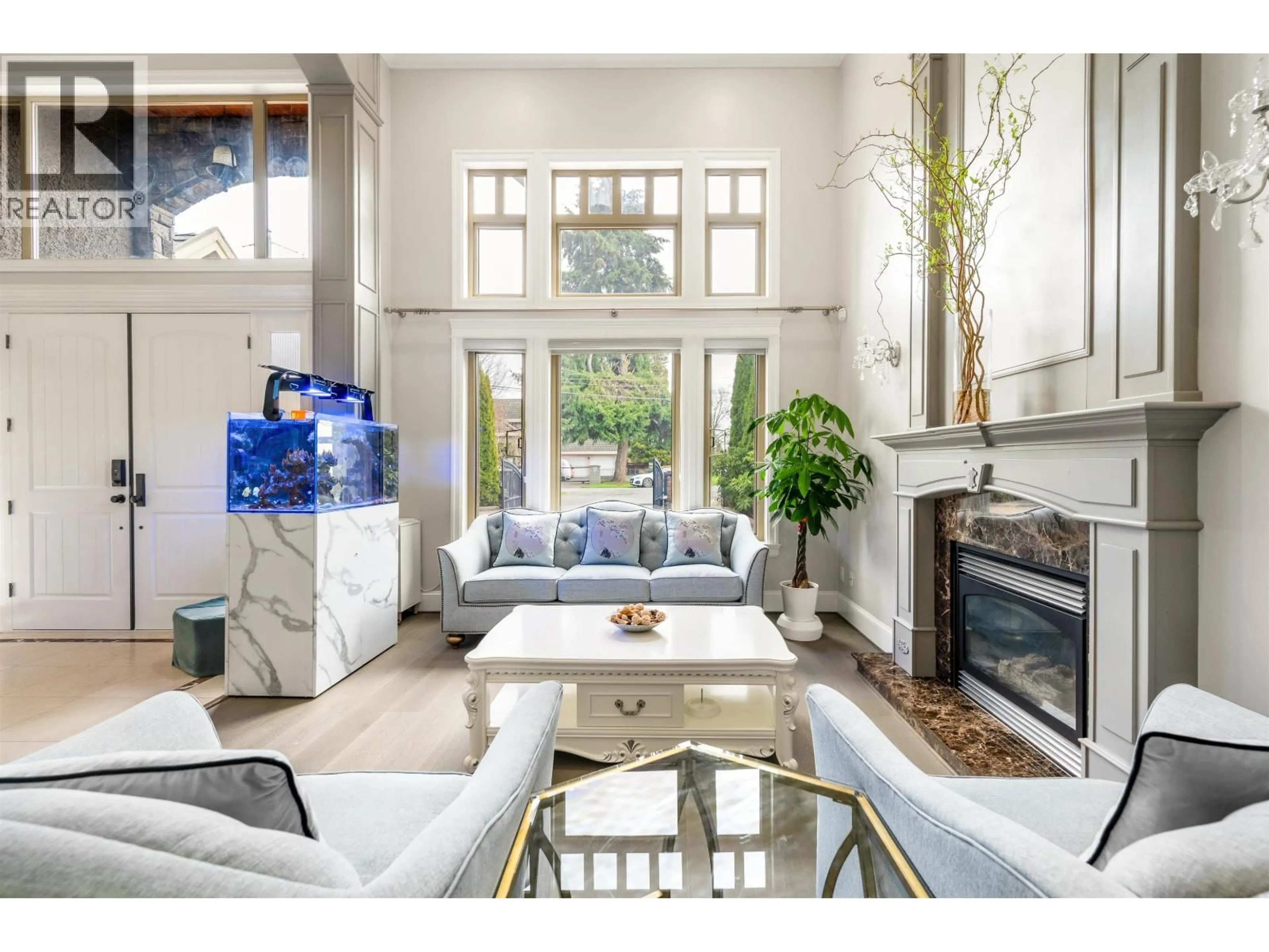 Living room with furniture, ceramic/tile floor for 9831 PIGOTT ROAD, Richmond British Columbia V7A2C1