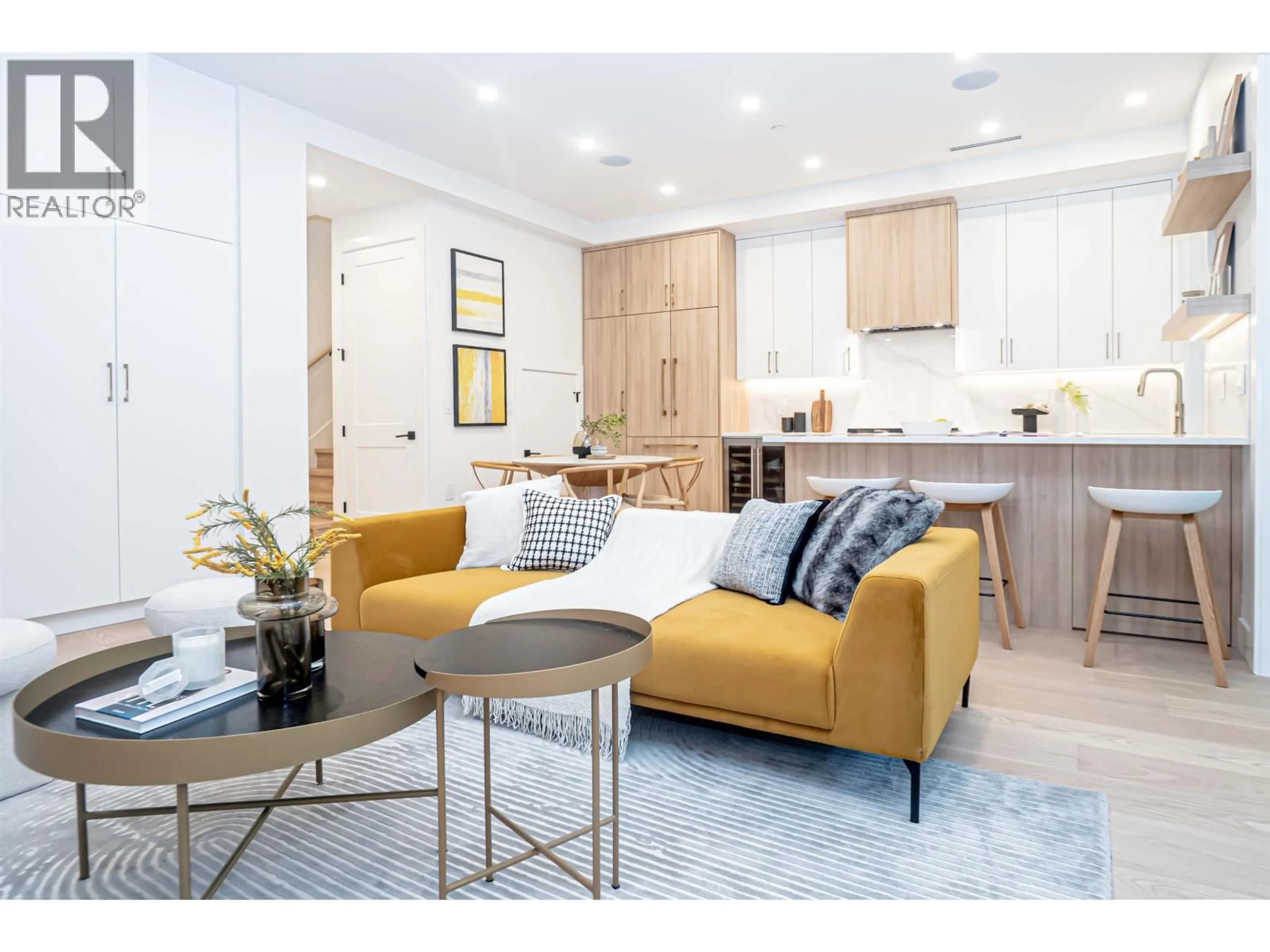 Open concept kitchen, wood/laminate floor for 2 - 2785 21 AVENUE, Vancouver British Columbia V6L1K4