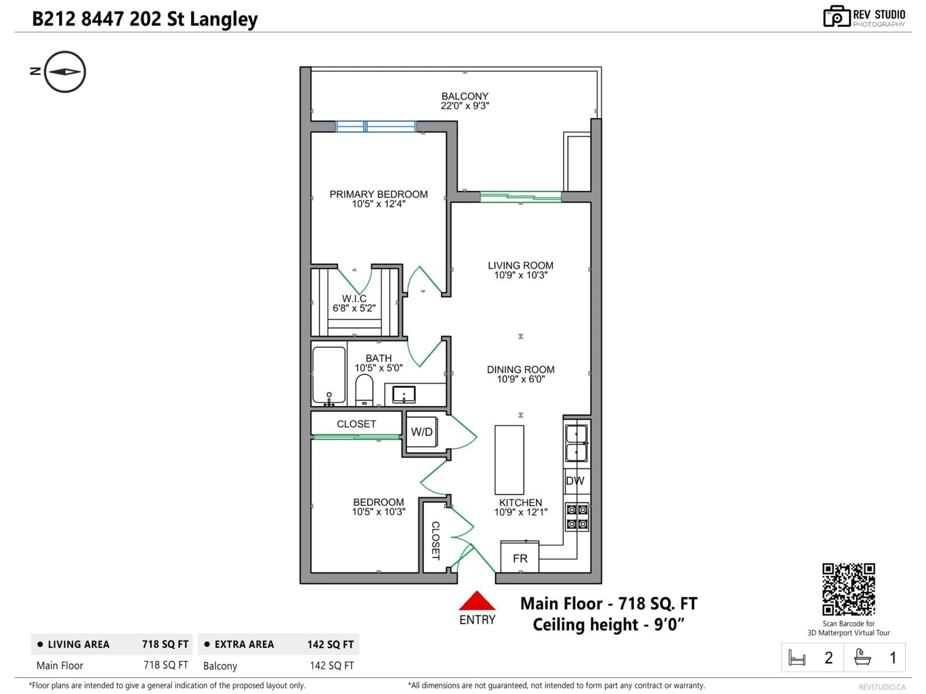 Floor plan for B212 - 8447 202, Langley British Columbia V2Y2B7