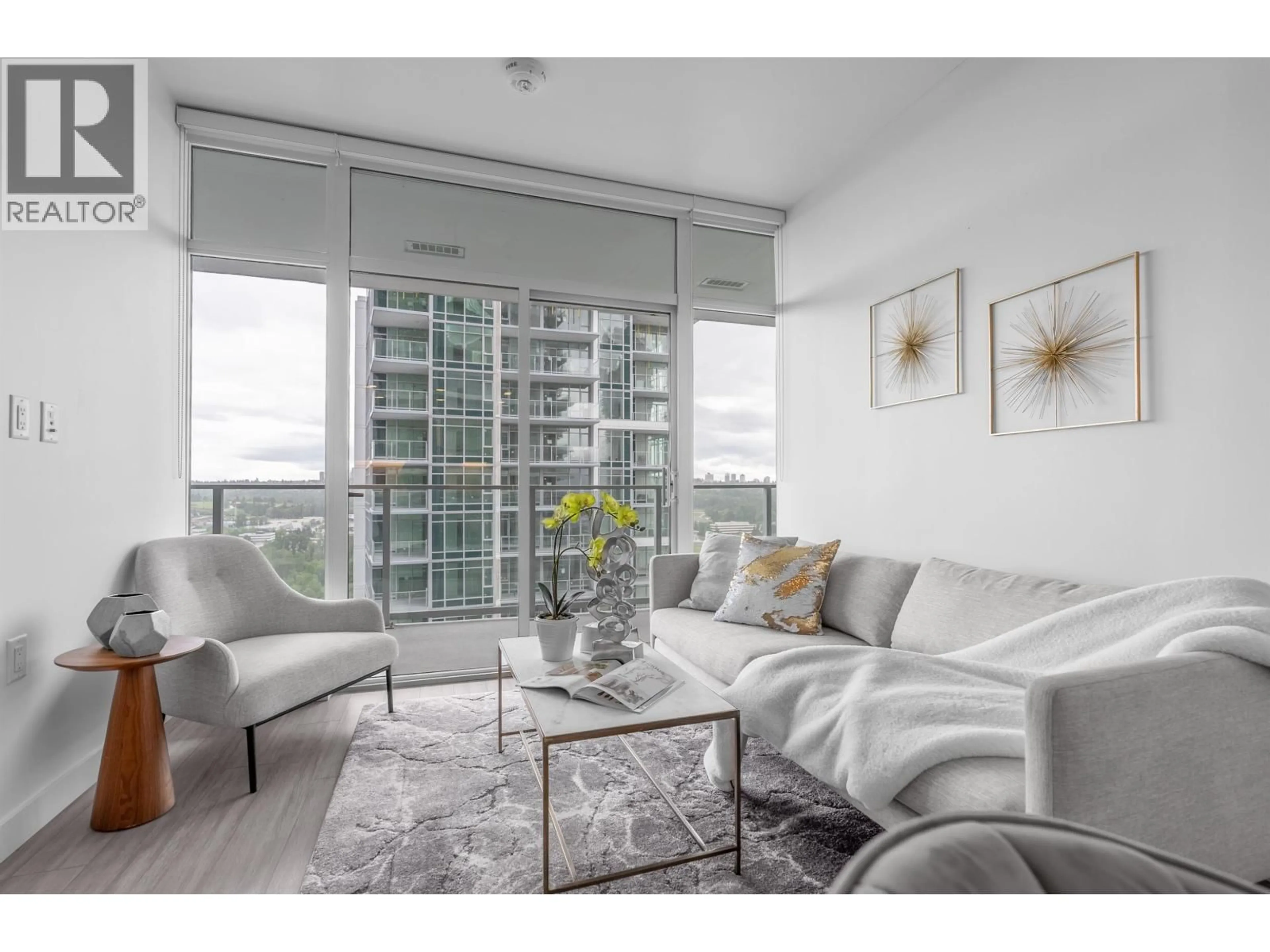 Living room with furniture, unknown for 2702 - 2311 BETA AVENUE, Burnaby British Columbia V5C0M1