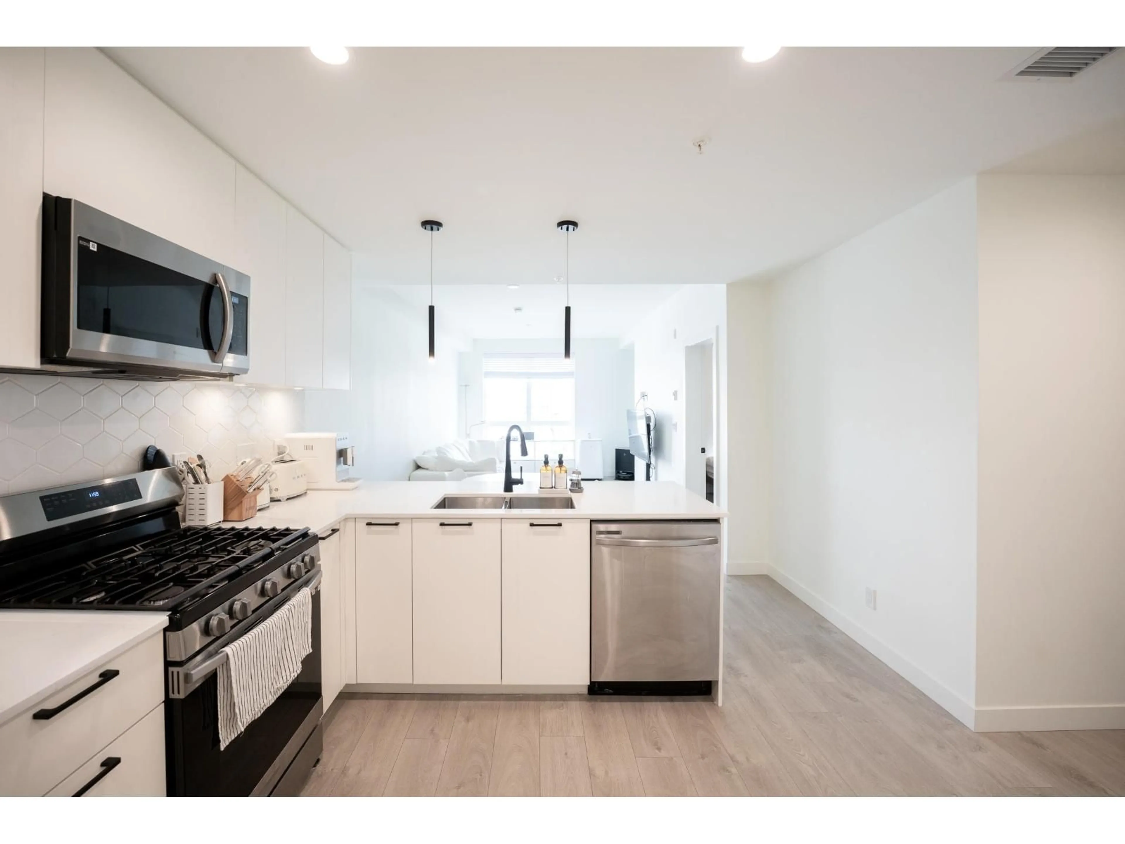 Open concept kitchen, unknown for 302 - 8380 200A, Langley British Columbia V2Y3S5