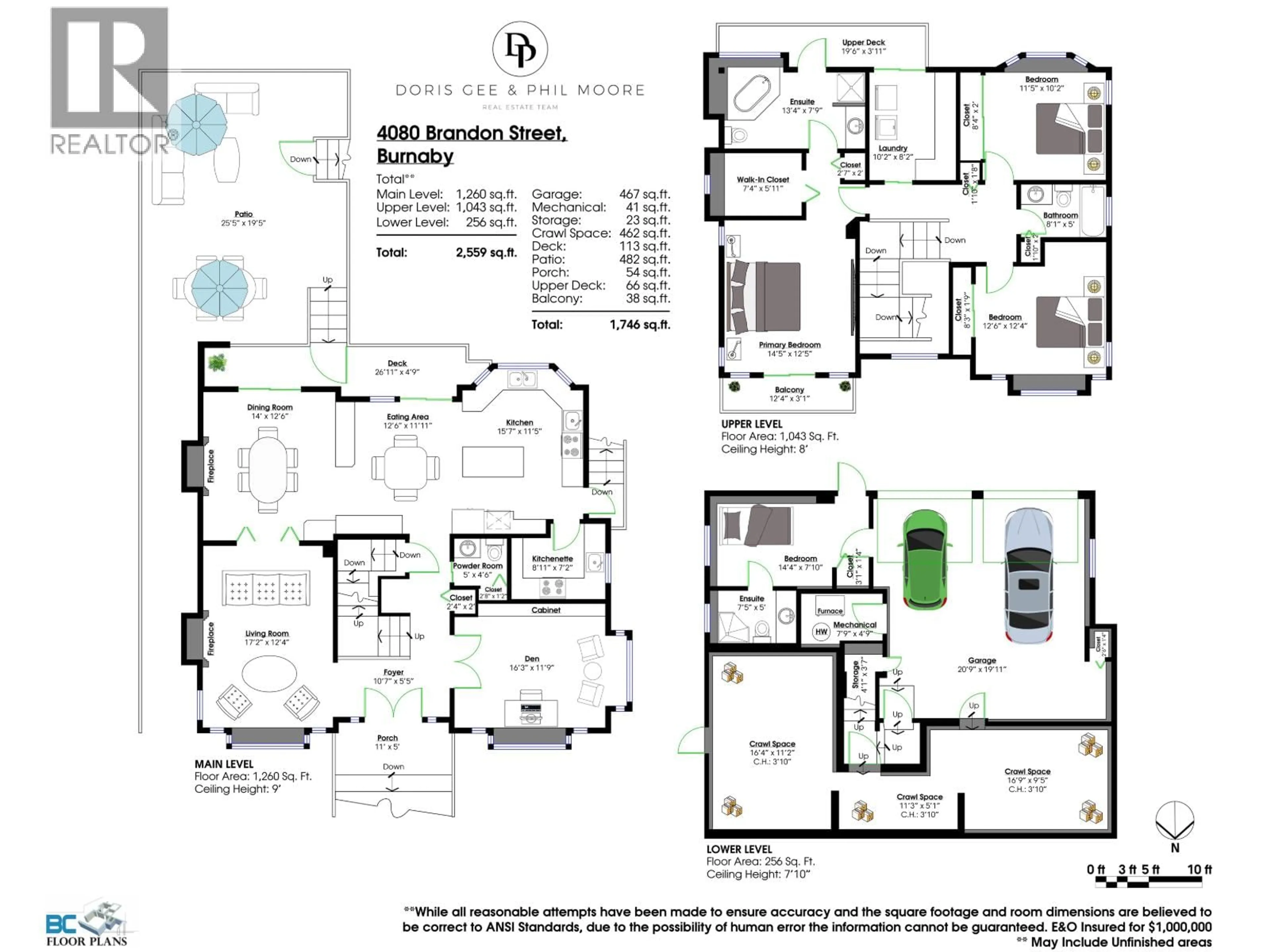 Floor plan for 4080 BRANDON STREET, Burnaby British Columbia V5G2P8