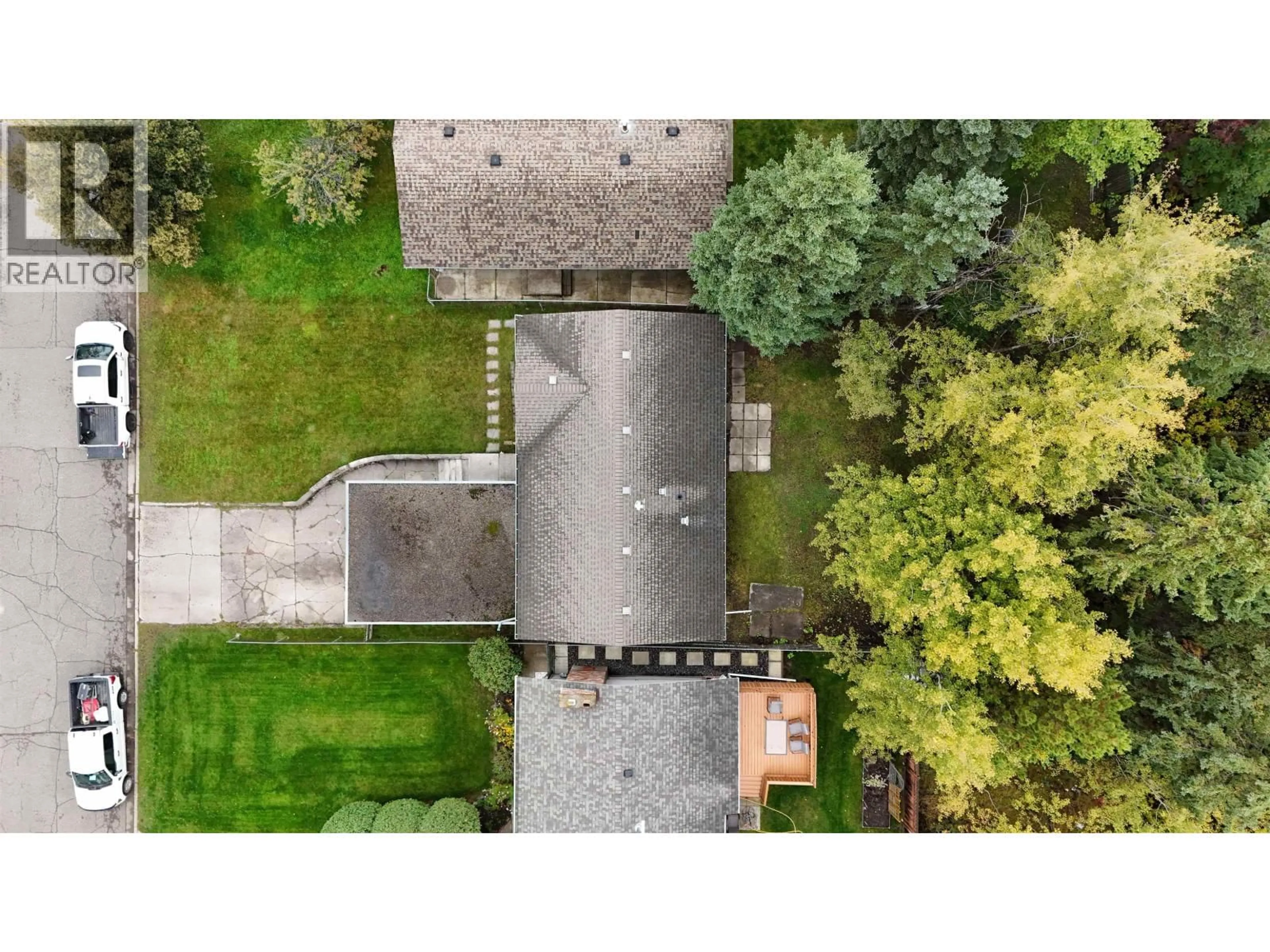 A pic from outside/outdoor area/front of a property/back of a property/a pic from drone, street for 2426 LISGAR CRESCENT, Prince George British Columbia V2N1C3