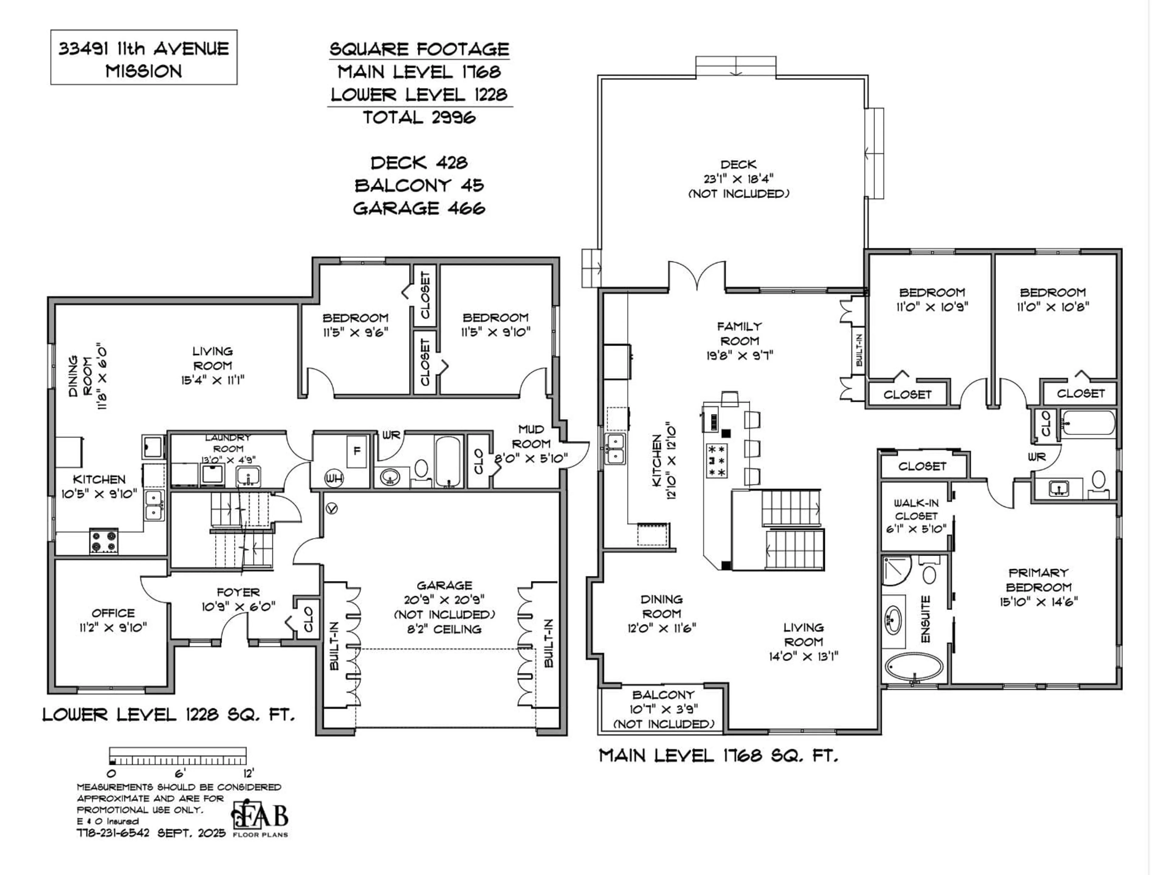 Floor plan for 33491 11TH, Mission British Columbia V2V6Z5