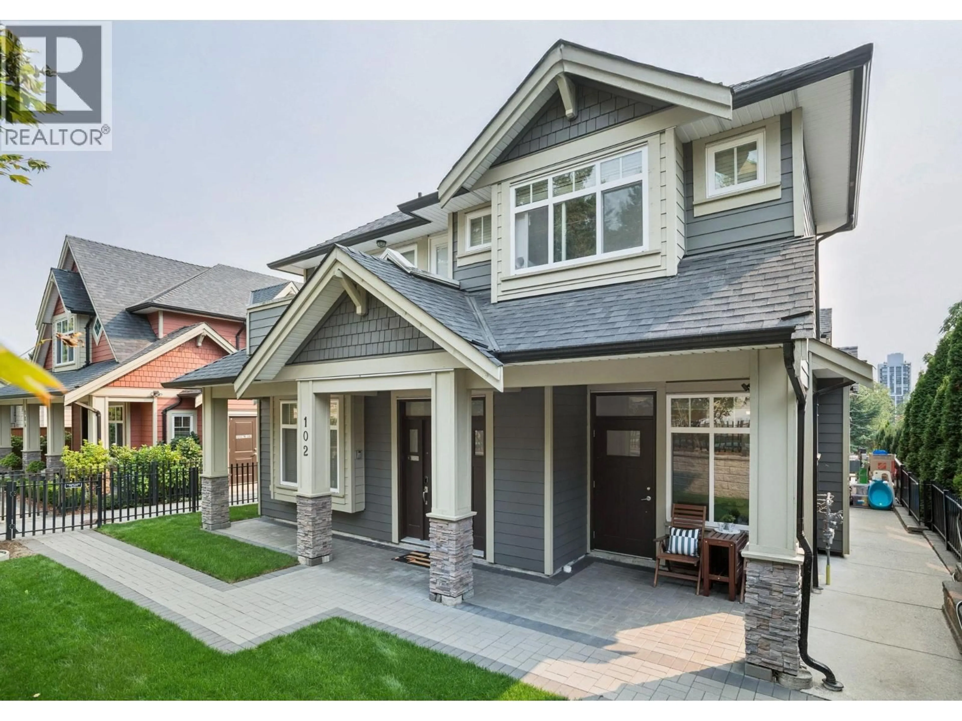 Home with brick exterior material, street for 102 - 910 DELESTRE AVENUE, Coquitlam British Columbia V3K2G6
