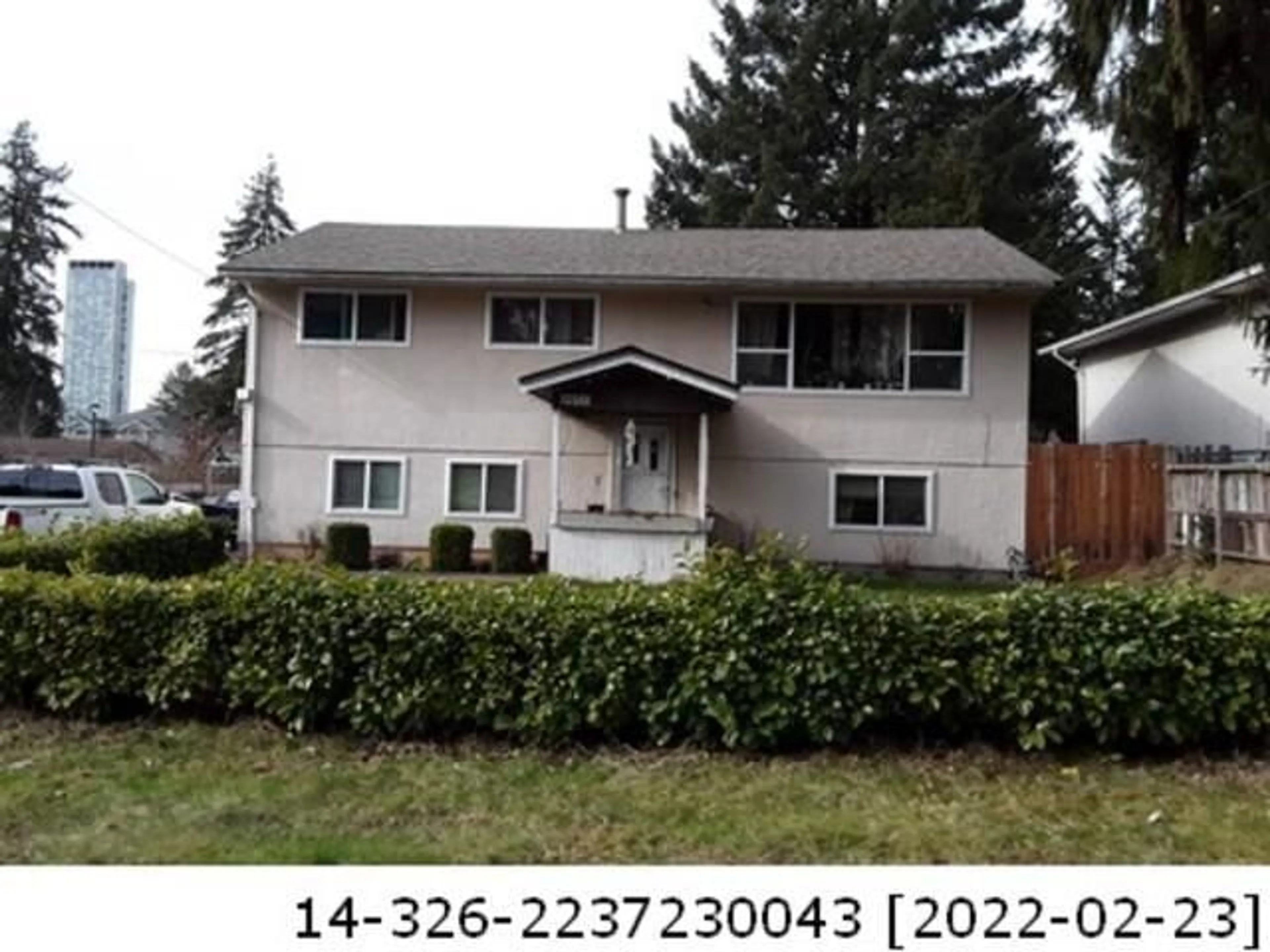 Home with vinyl exterior material, street for 10561 138A, Surrey British Columbia V3T4L2