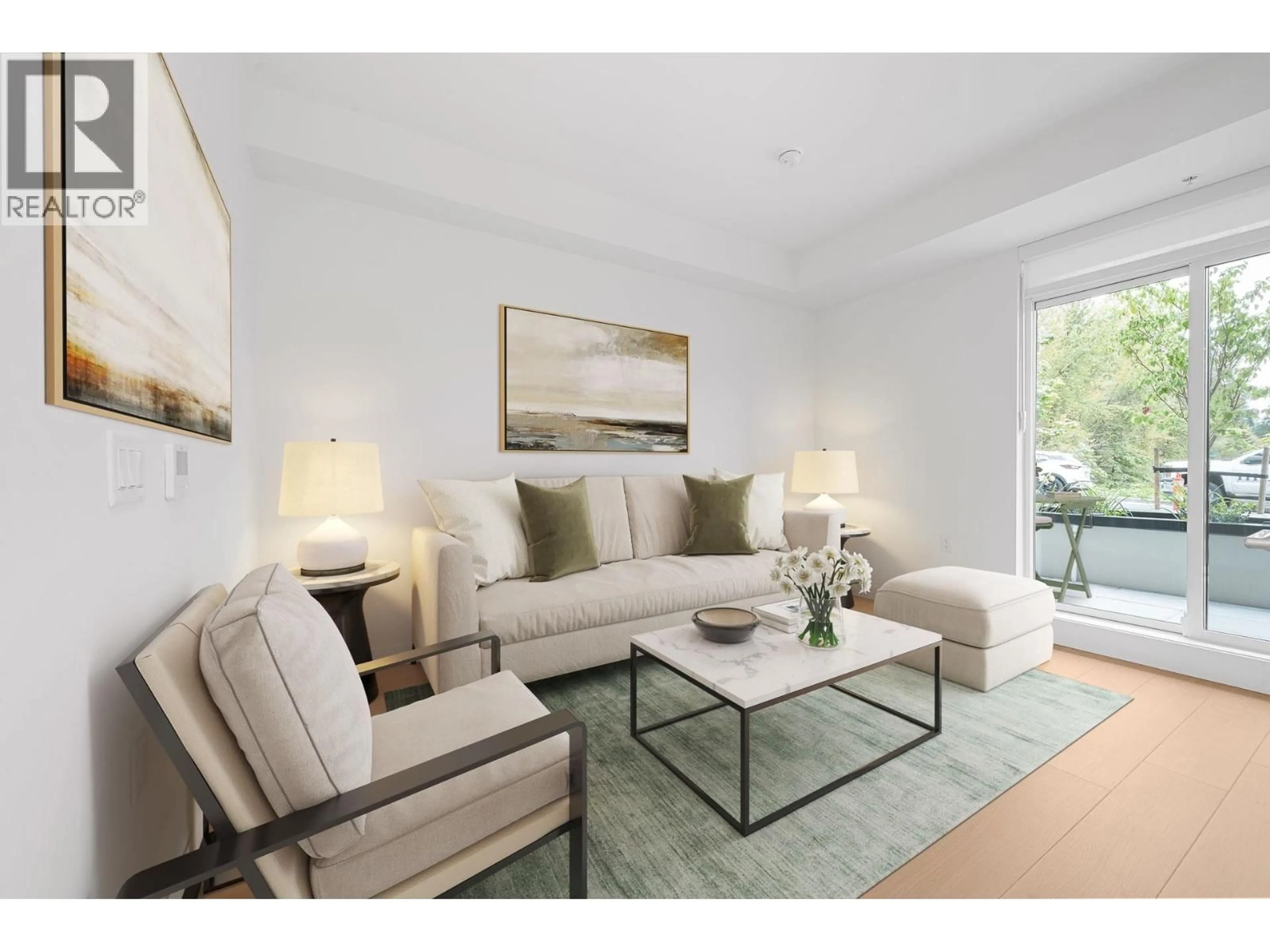 Living room with furniture, unknown for 111 - 150 JAMES ROAD, Port Moody British Columbia V3H2S4