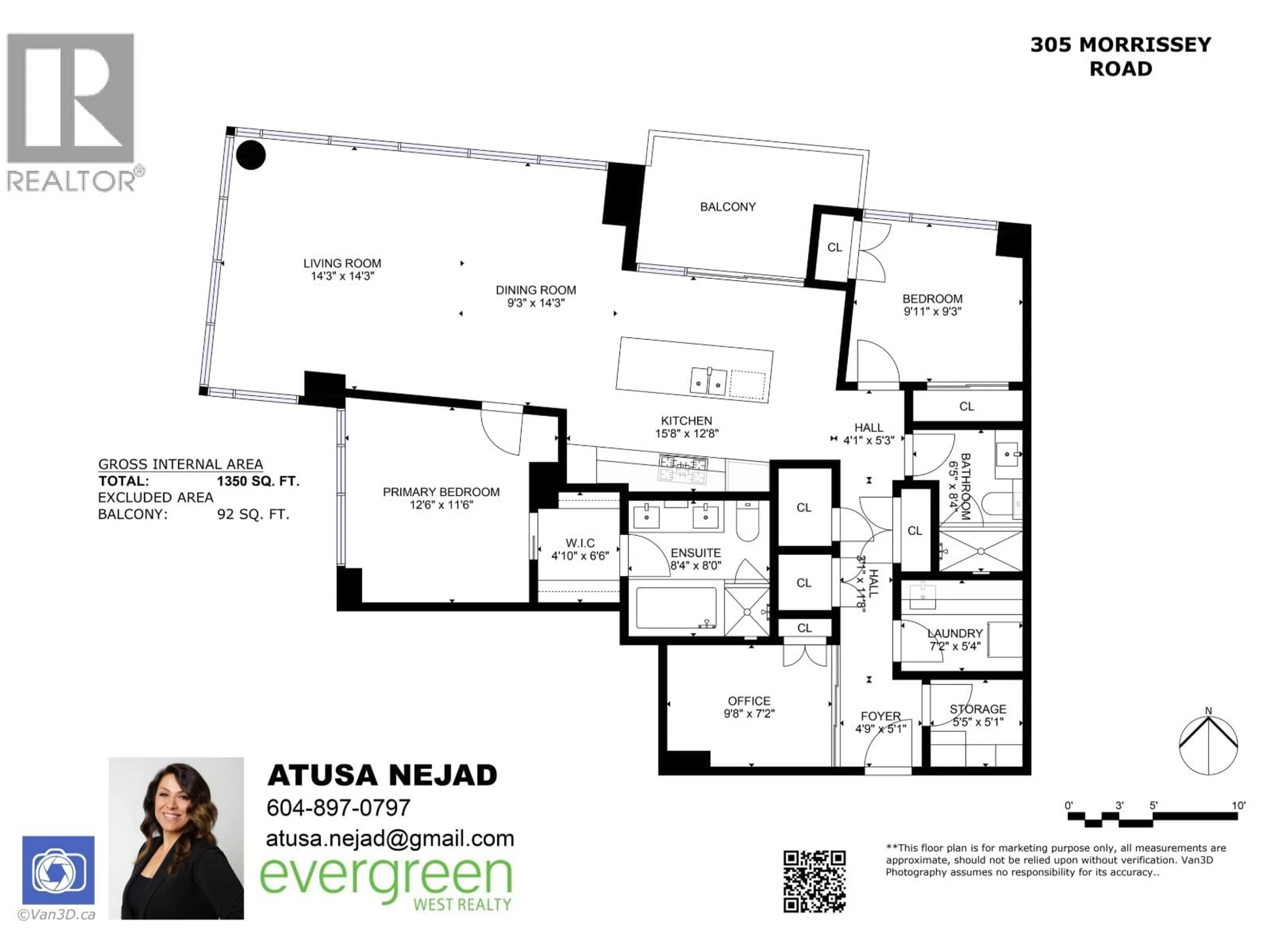 Floor plan for 2109 - 305 MORRISSEY ROAD, Port Moody British Columbia V3H0M3