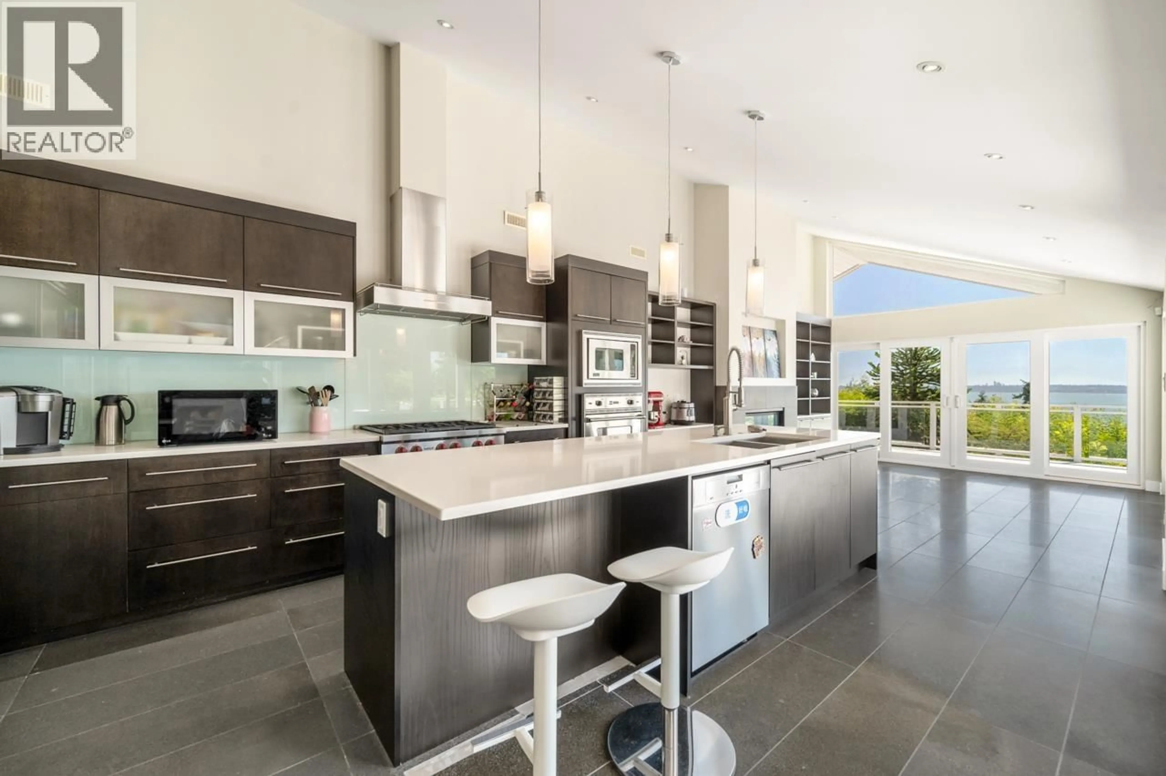 Contemporary kitchen, ceramic/tile floor for 4111 BURKEHILL ROAD, West Vancouver British Columbia V7V3L9