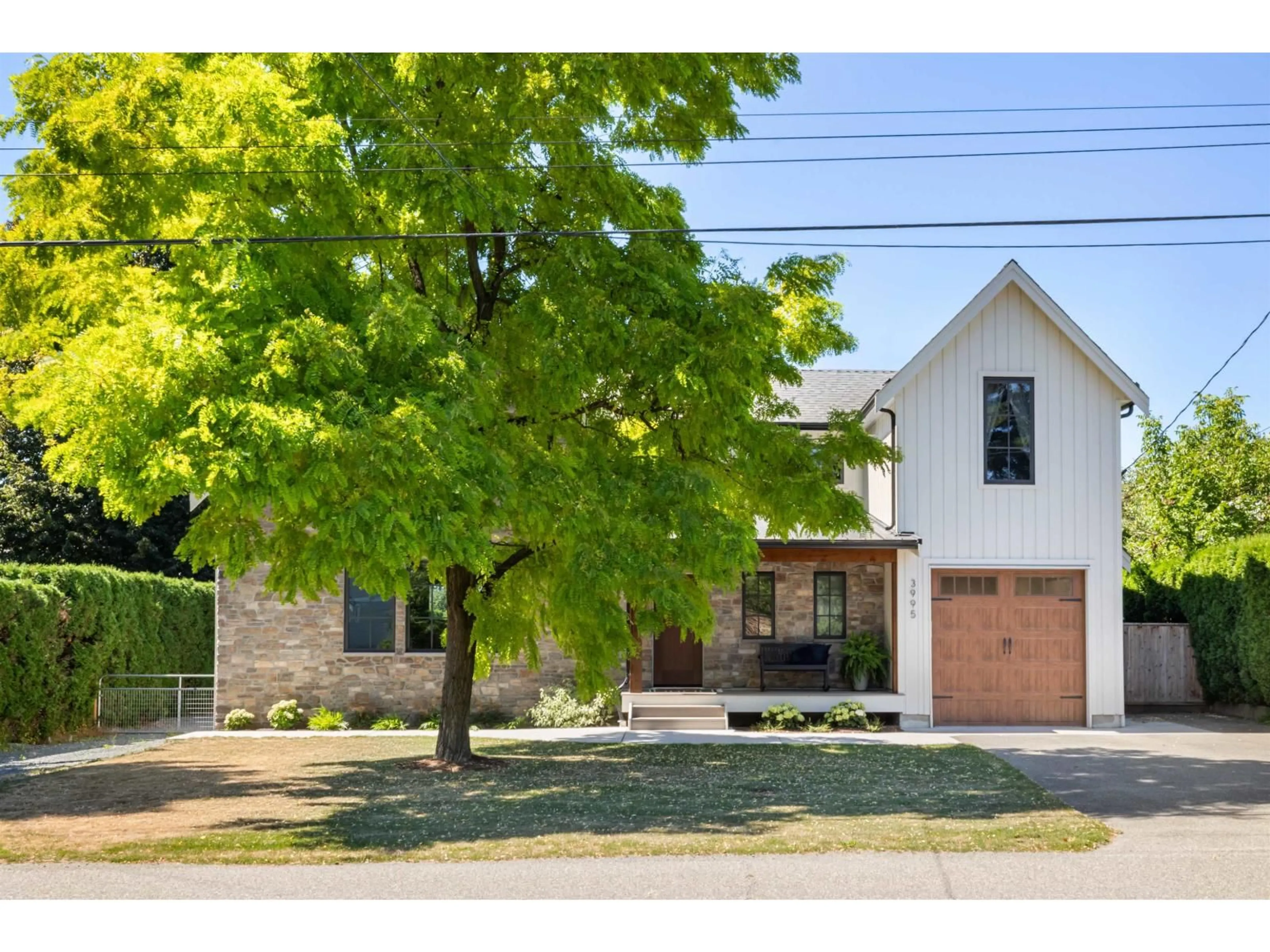 Home with brick exterior material, street for 3995 STEWART ROAD, Yarrow British Columbia V2R5G7