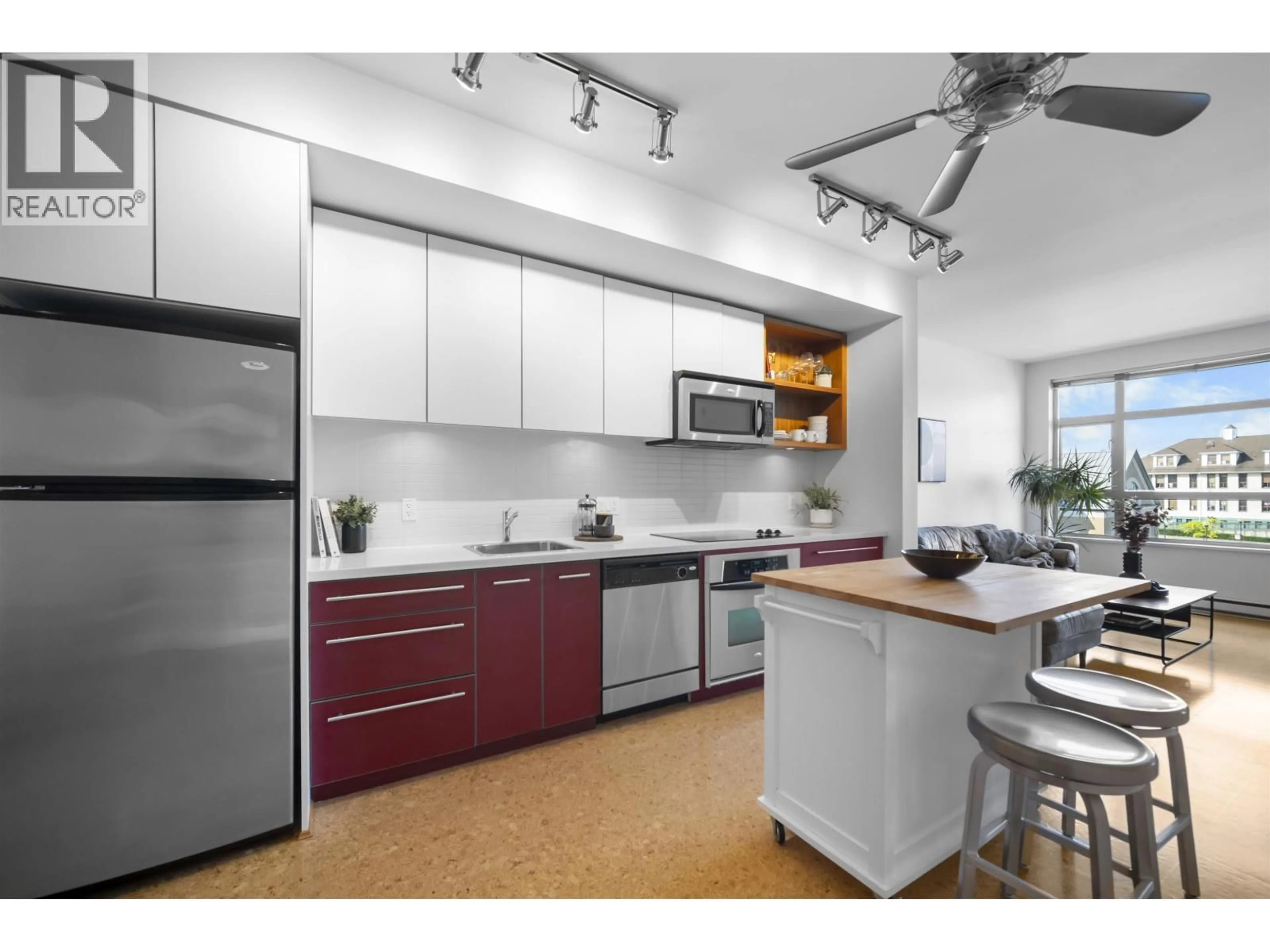 Open concept kitchen, unknown for 402 - 2828 MAIN STREET, Vancouver British Columbia V5T3G2