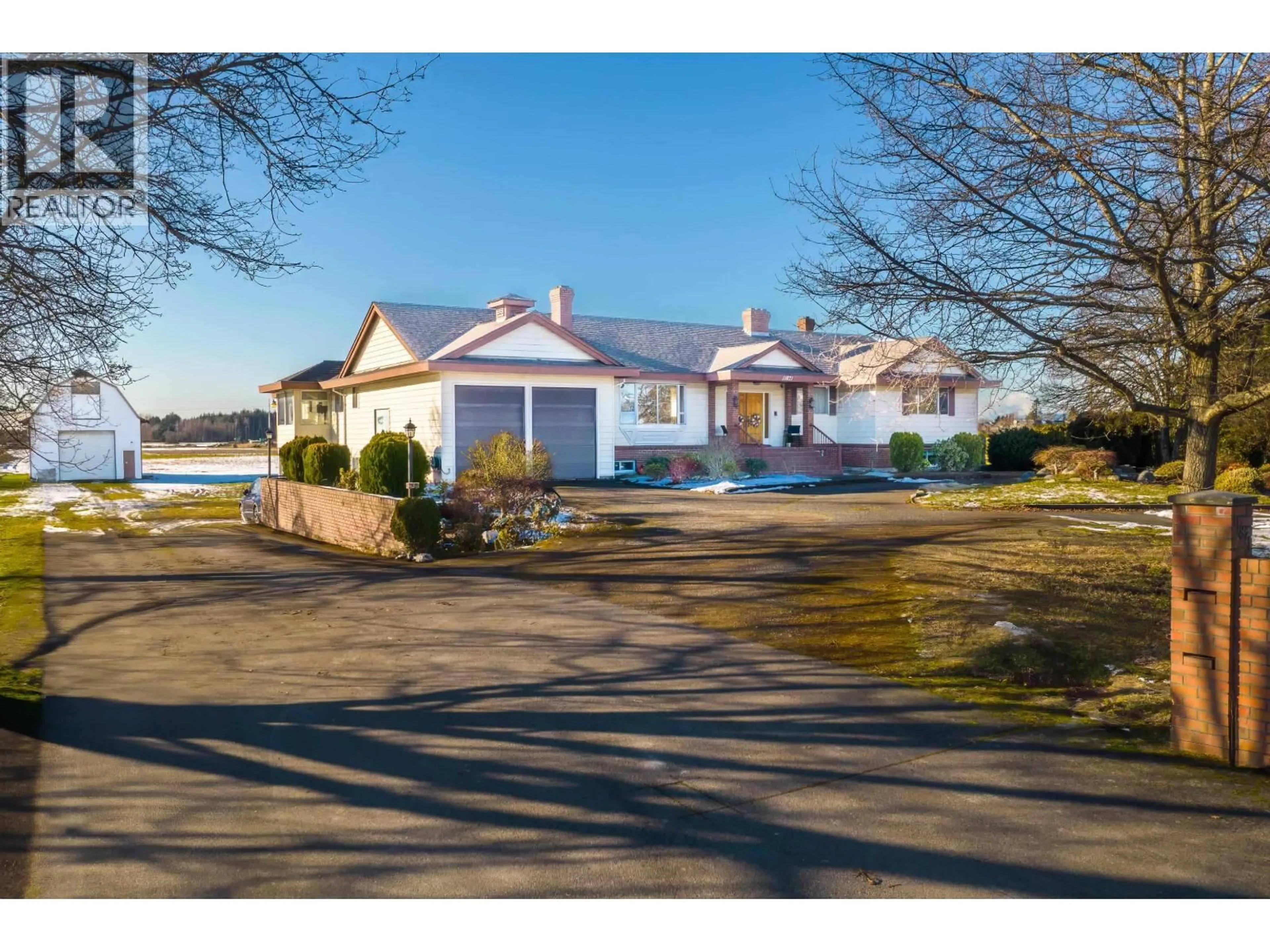 A pic from outside/outdoor area/front of a property/back of a property/a pic from drone, water/lake/river/ocean view for 11871 NO. 3 ROAD, Richmond British Columbia V7A1X3