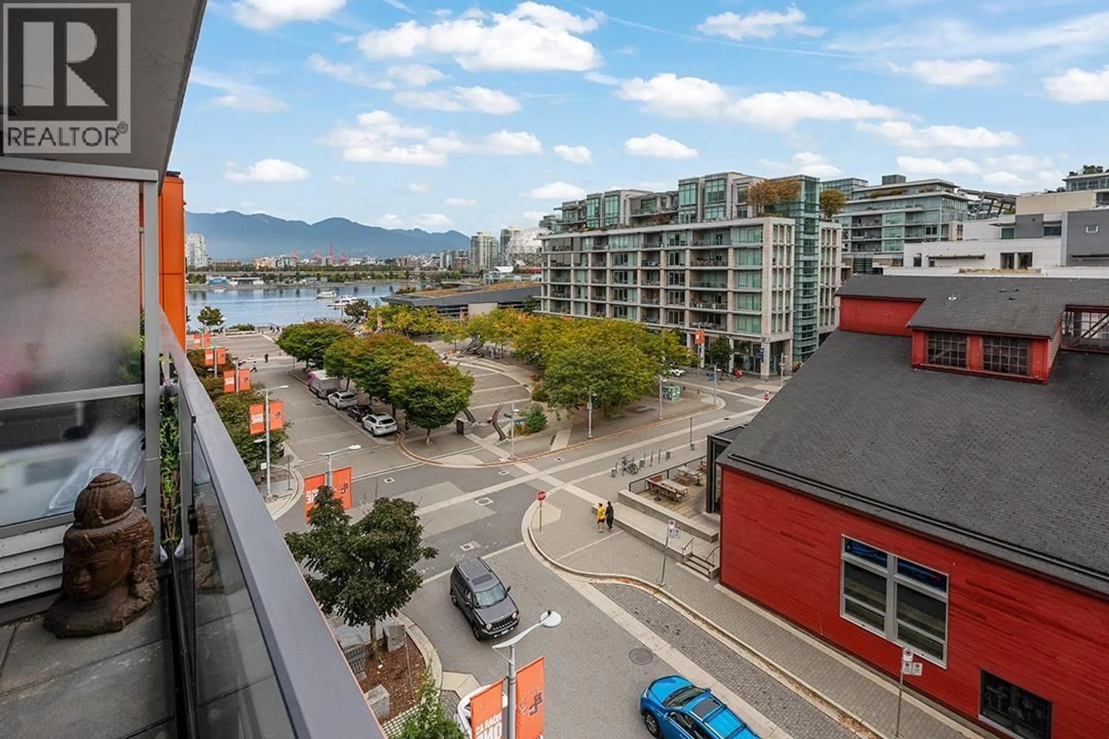 Balcony in the apartment, city buildings view from balcony for 605 - 123 1ST AVENUE, Vancouver British Columbia V5Y0E2