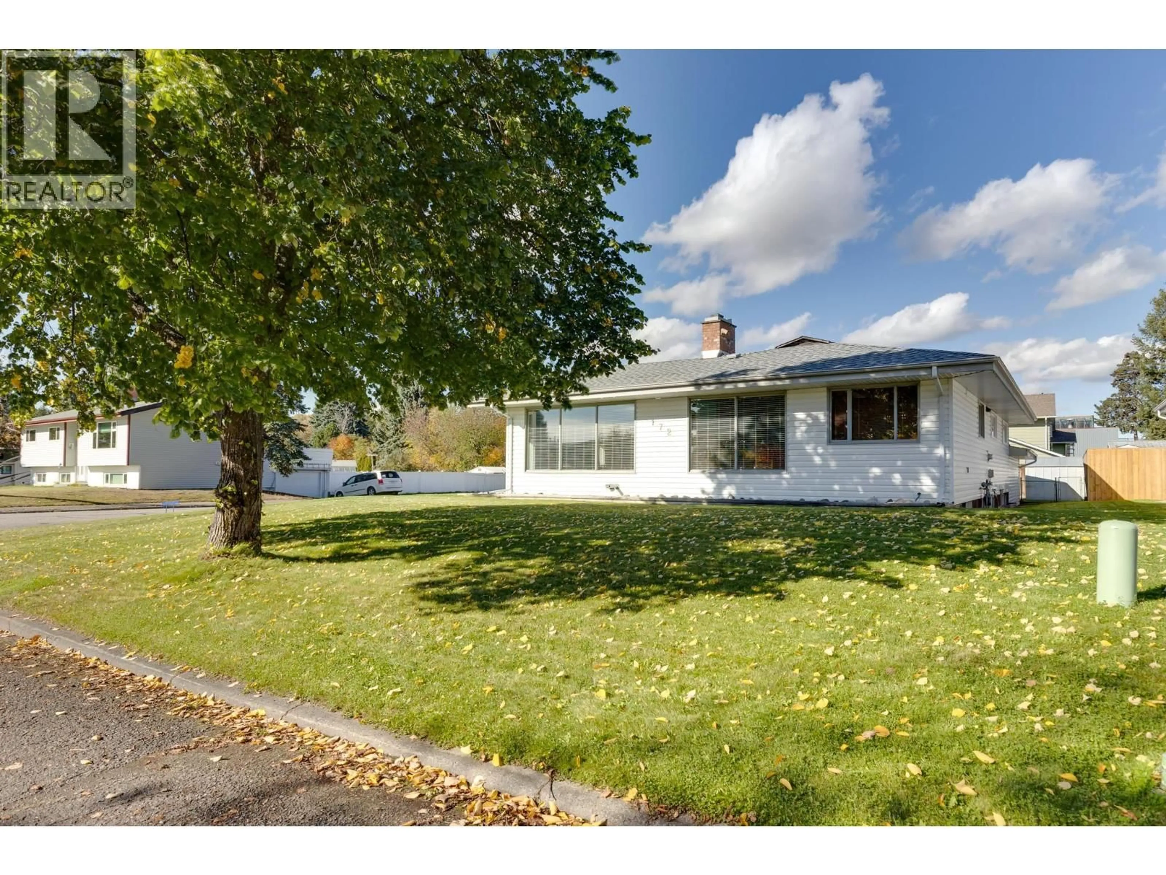A pic from outside/outdoor area/front of a property/back of a property/a pic from drone, street for 172 PARKER DRIVE, Prince George British Columbia V2M4S9
