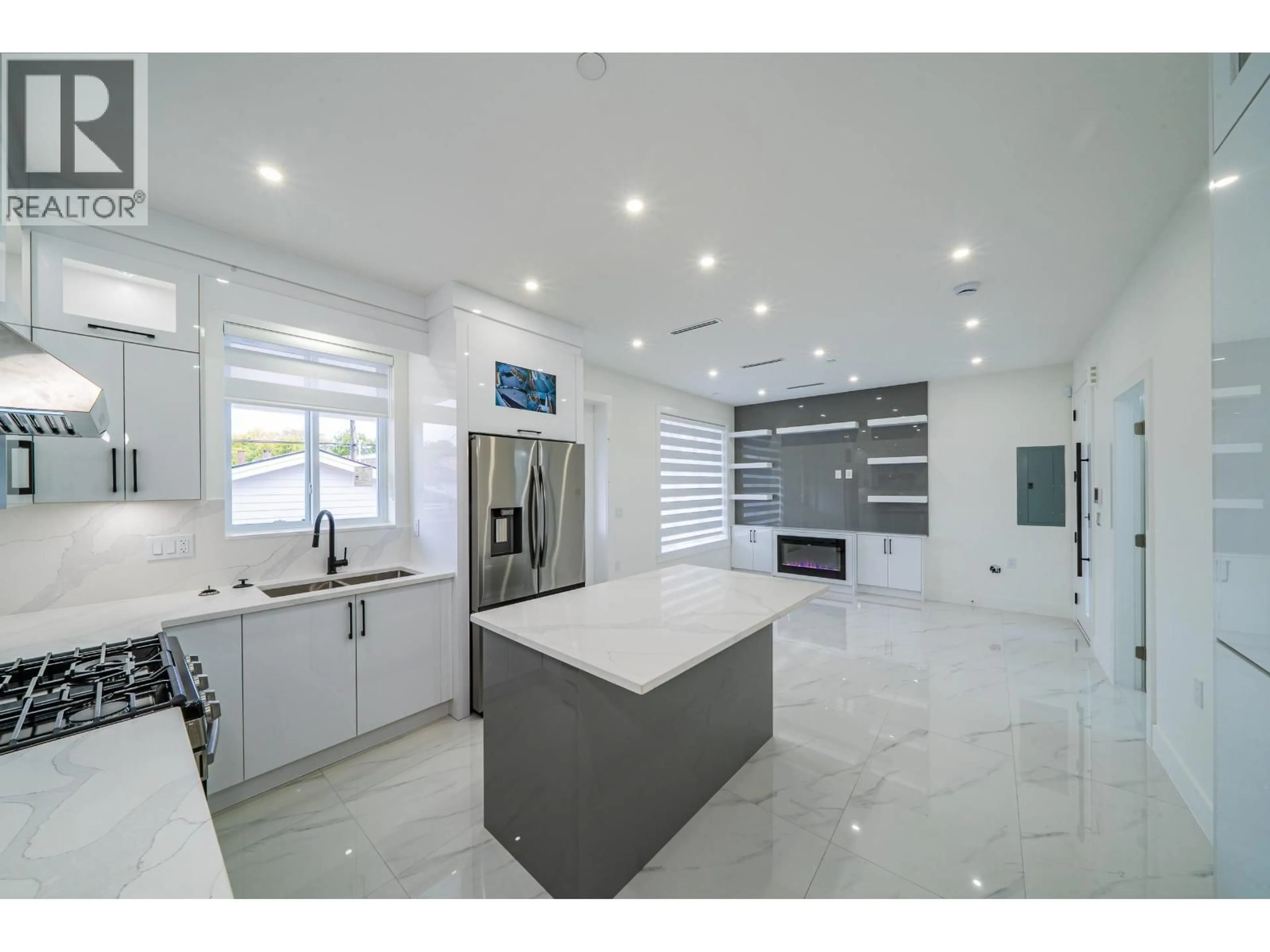 Contemporary kitchen, ceramic/tile floor for 2172 46TH AVENUE, Vancouver British Columbia V5P1P4