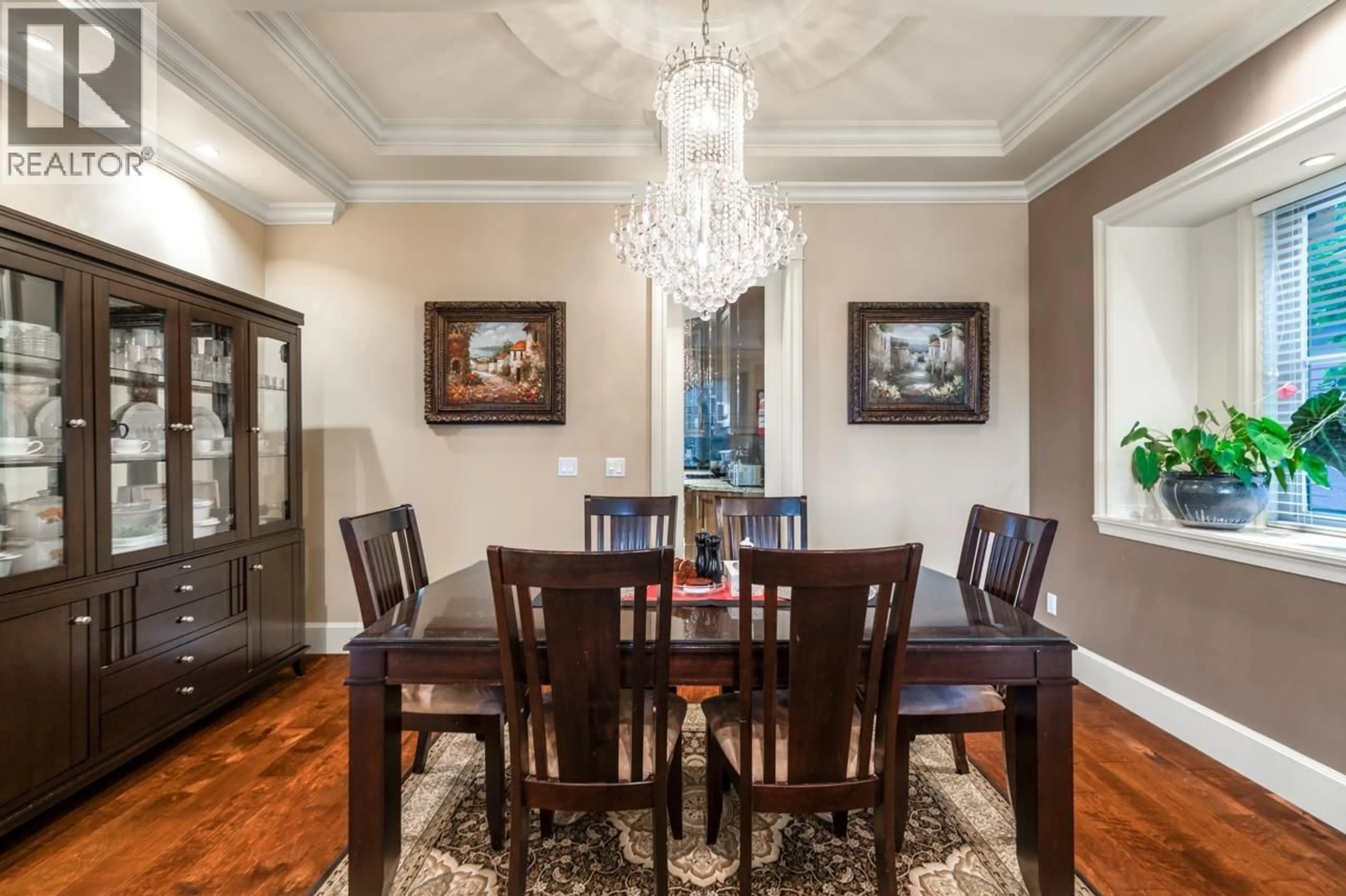 Dining room, wood/laminate floor for 7130 GRANVILLE STREET, Vancouver British Columbia V6P4X8