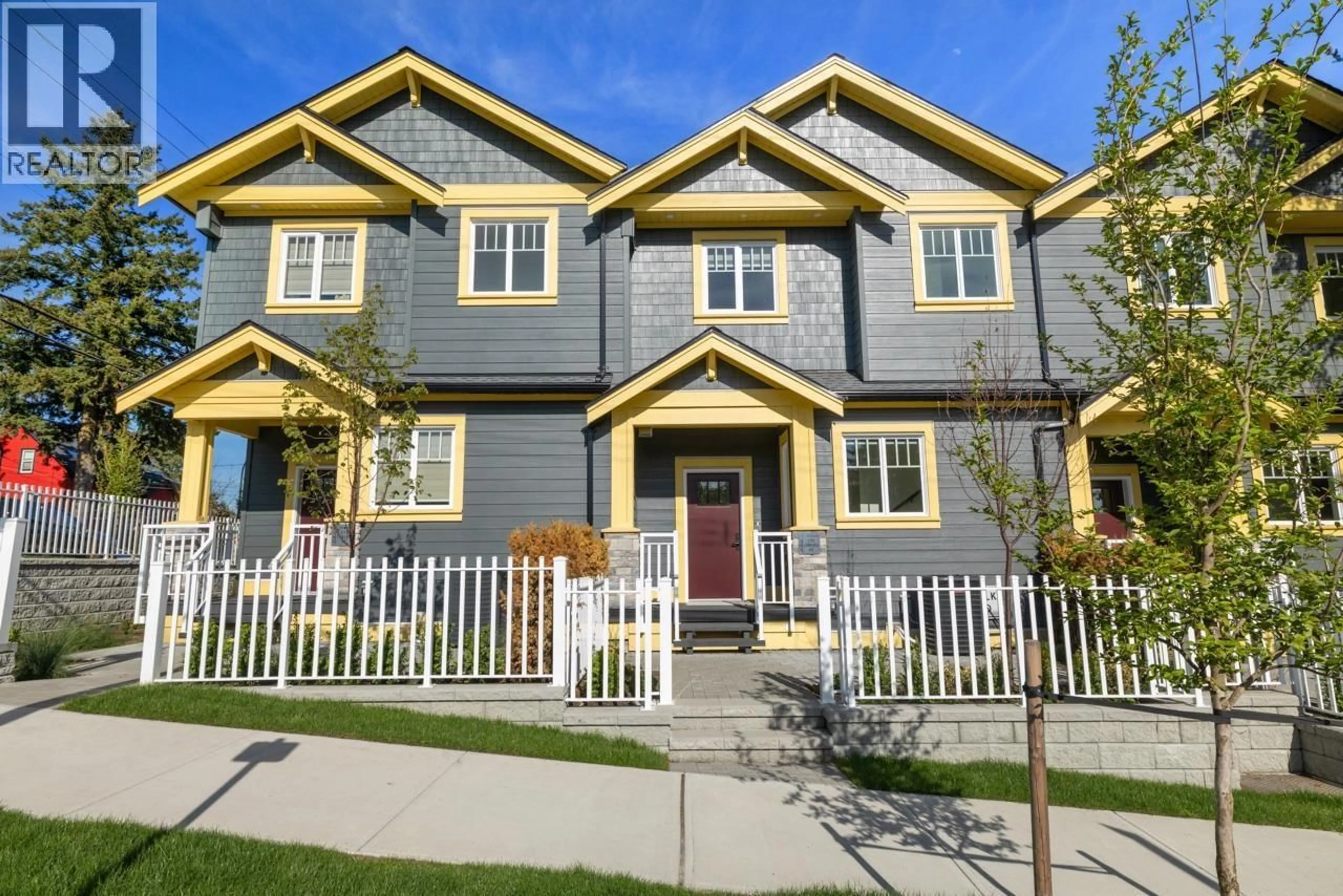 Home with vinyl exterior material, street for 102 - 235 LEBLEU STREET, Surrey British Columbia V3K4L7