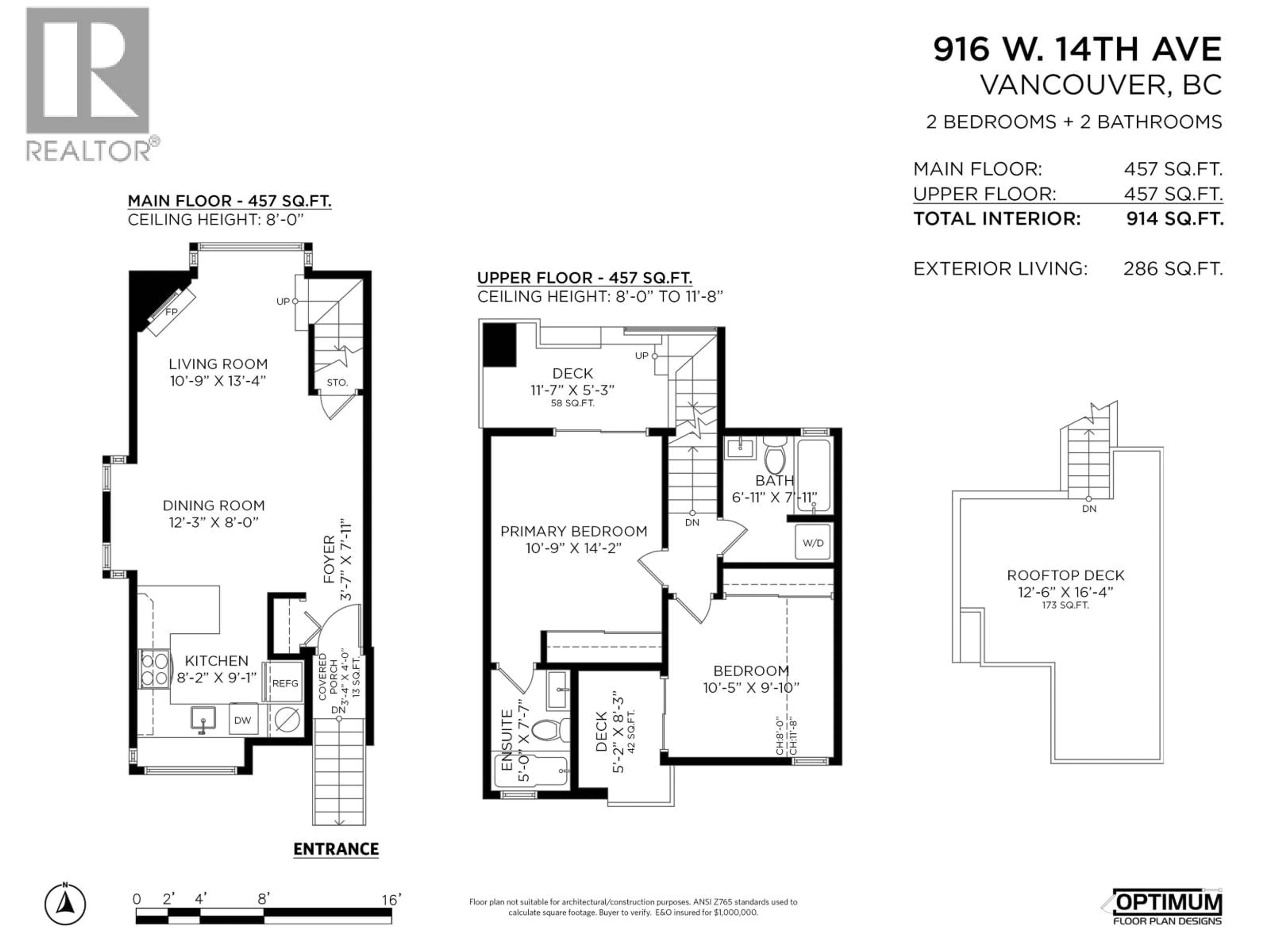 Floor plan for 916 14TH AVENUE, Vancouver British Columbia V5Z1R4