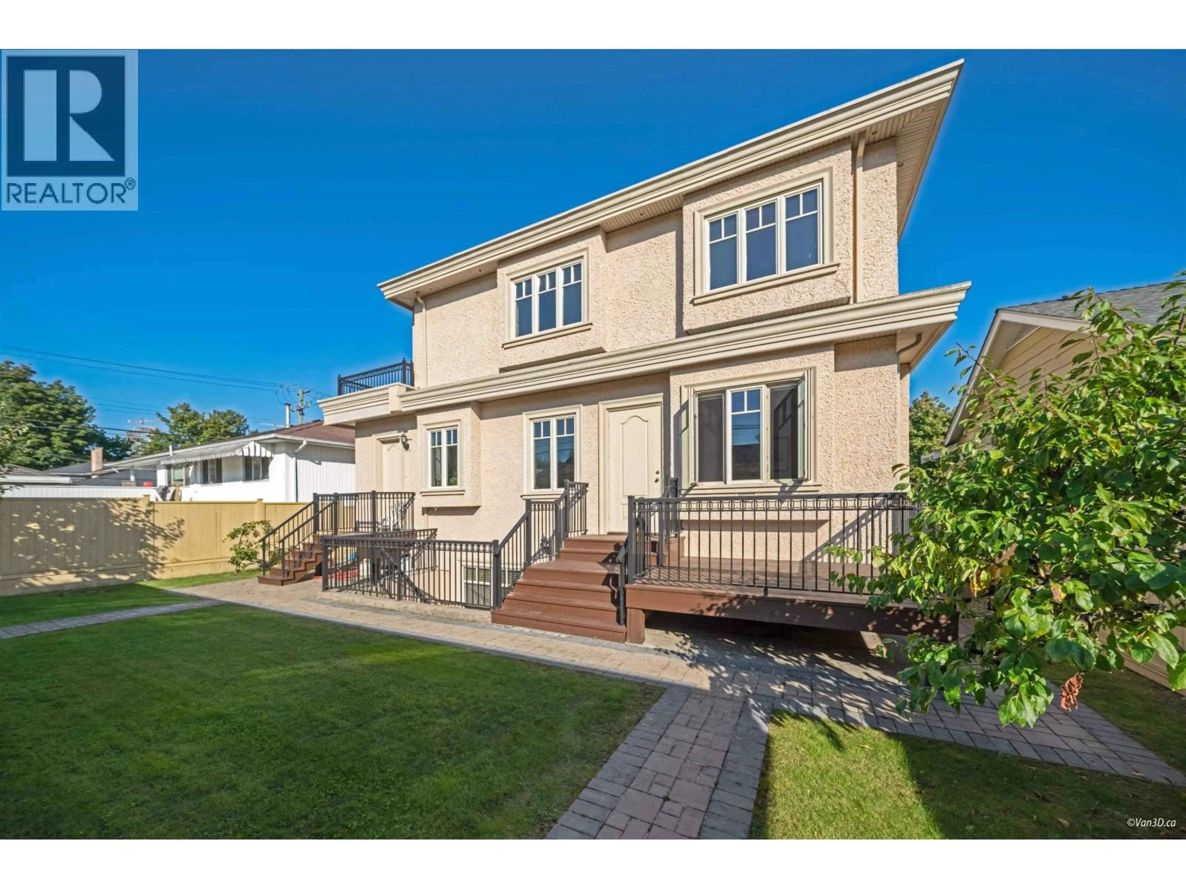 Home with vinyl exterior material, street for 6633 NEAL STREET, Vancouver British Columbia V6P3N4