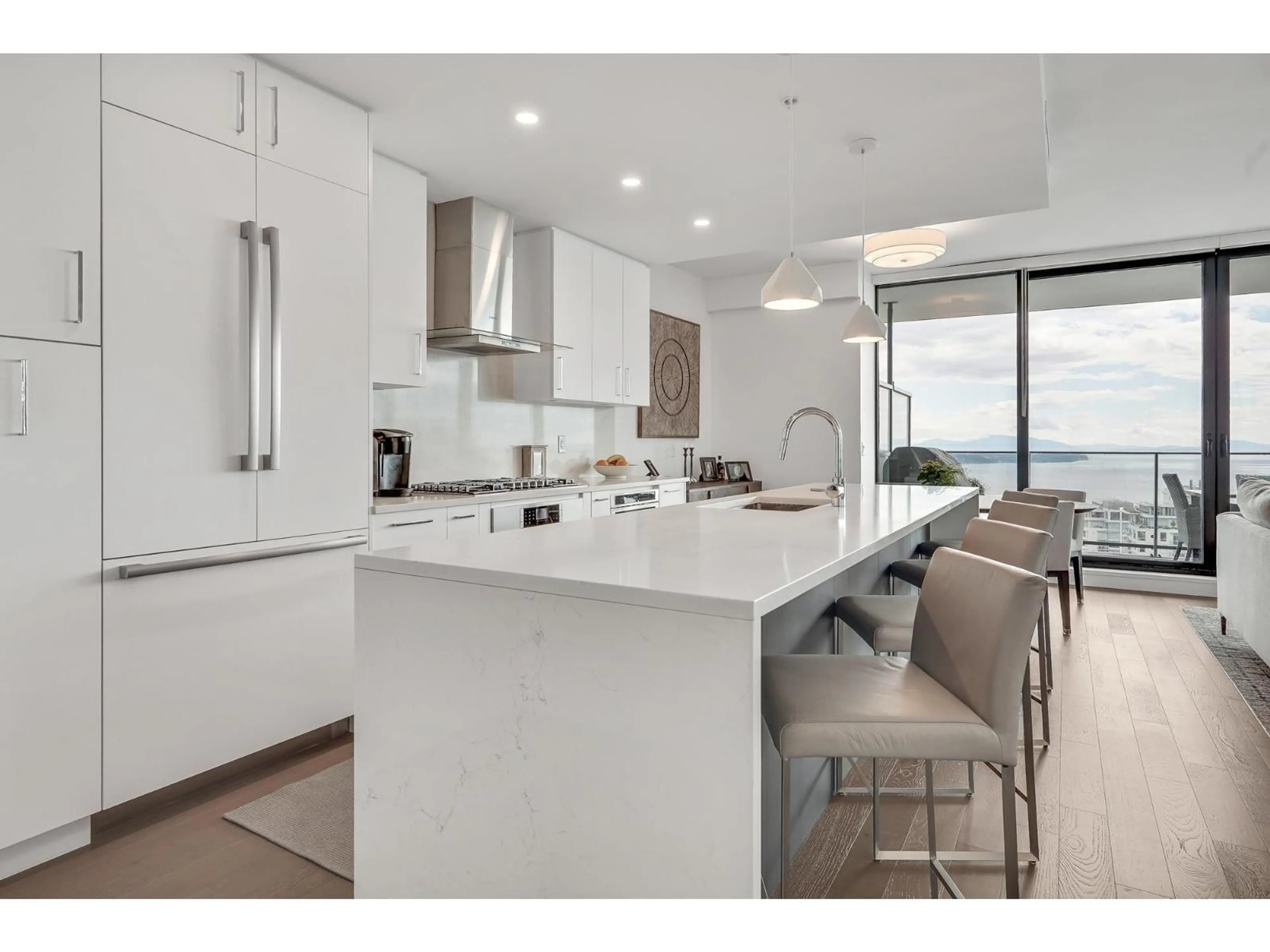Contemporary kitchen, unknown for 2305 - 1588 JOHNSTON, White Rock British Columbia V4B0C5